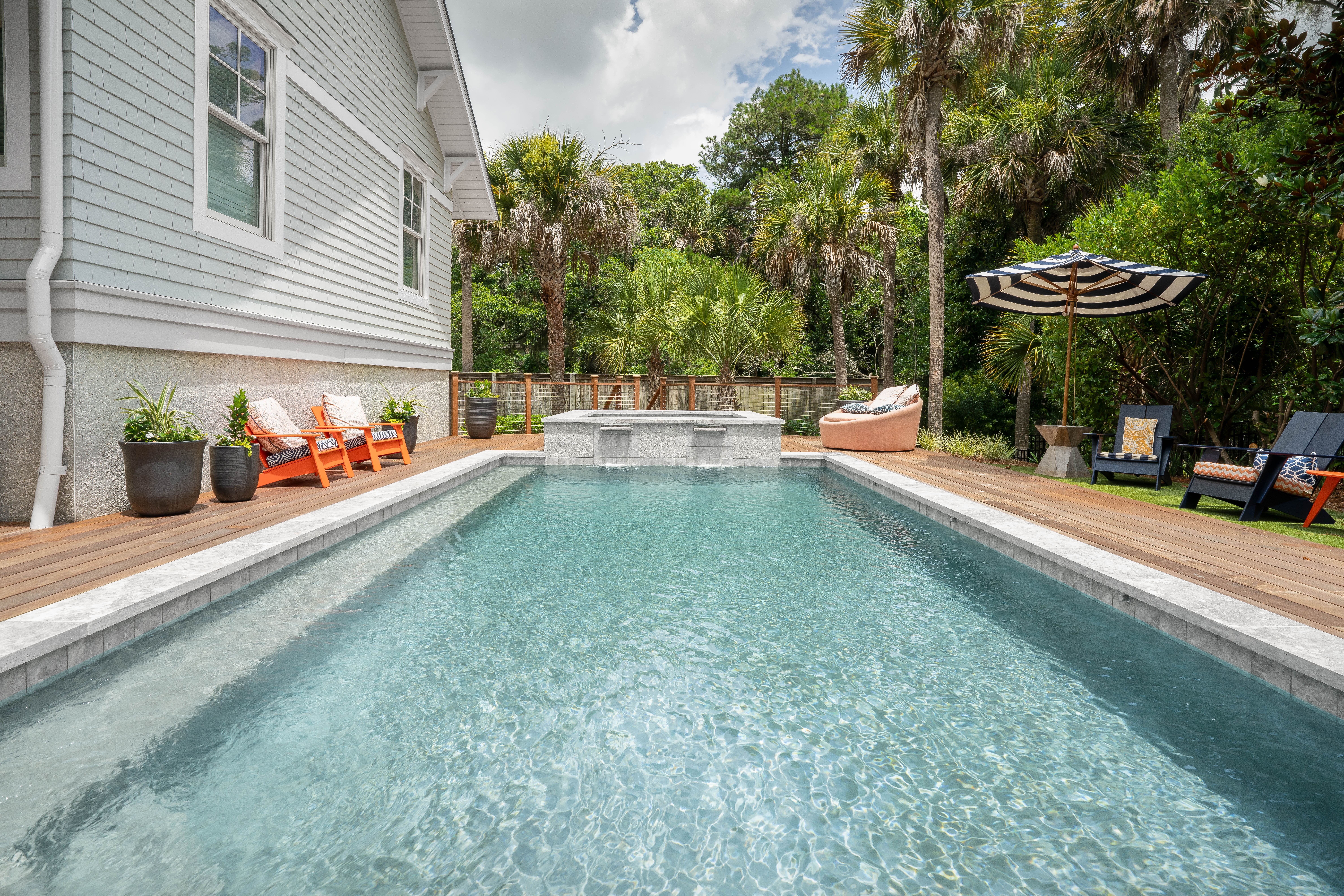 House Angel Oak Johns Island 6: Luxury 1-Bedroom Villa with Pool and Seaview, Johns Island