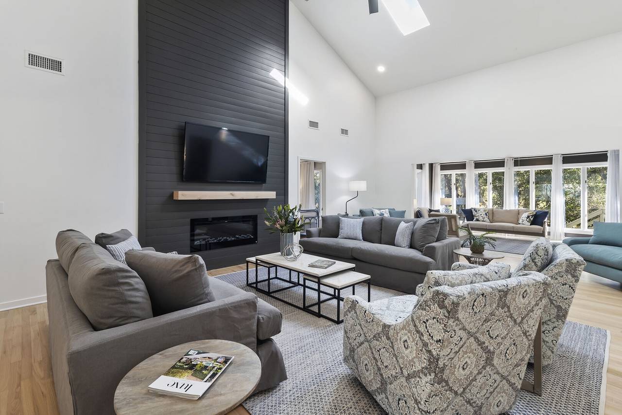 House Angel Oak Johns Island Johns Island 5: Spacious 6-Bedroom House with Seaview, Johns Island