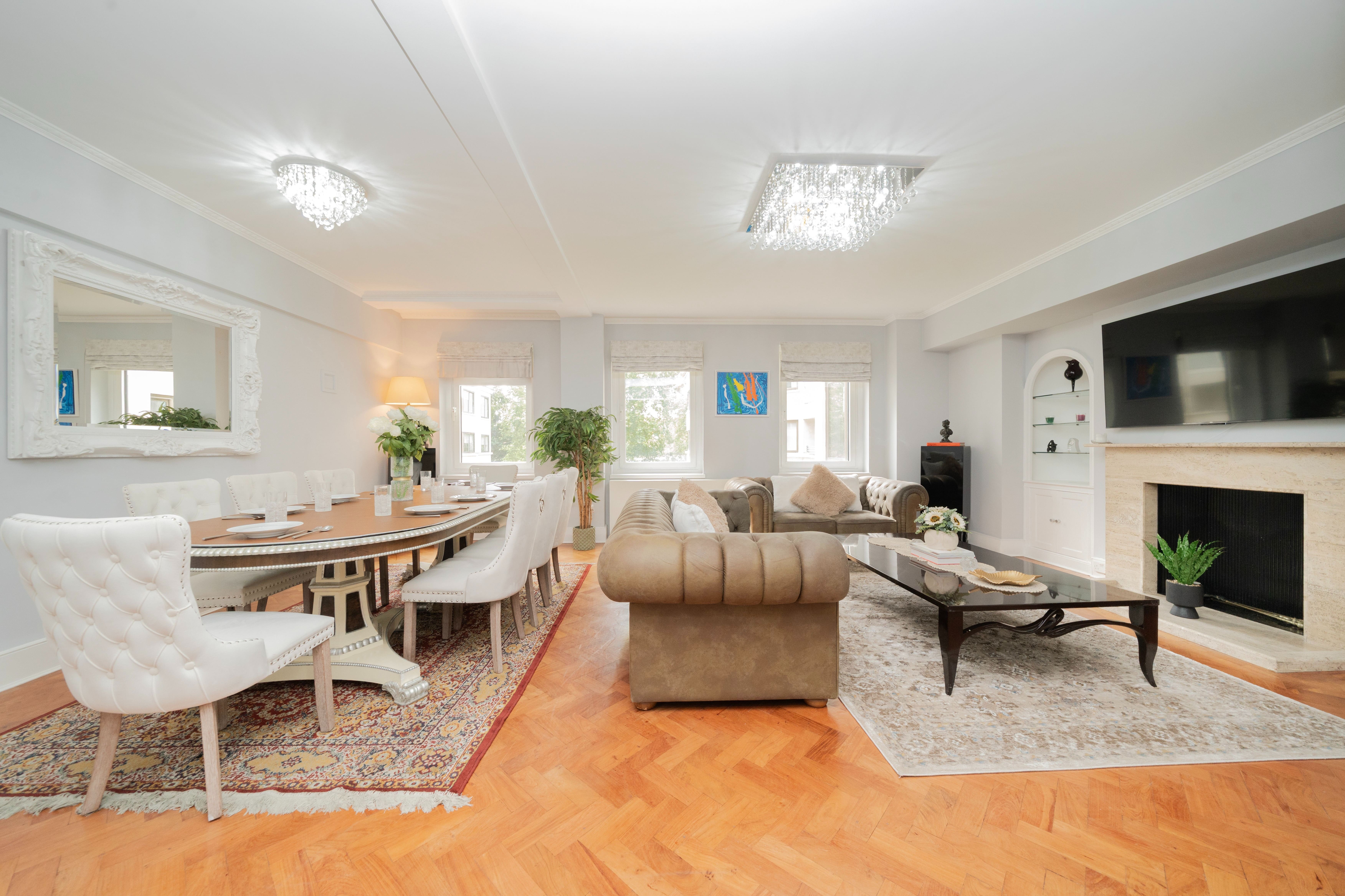 House Boudicca St. James’s: Elegant 3-Bedroom Apartment with Modern Amenities, St. James’s