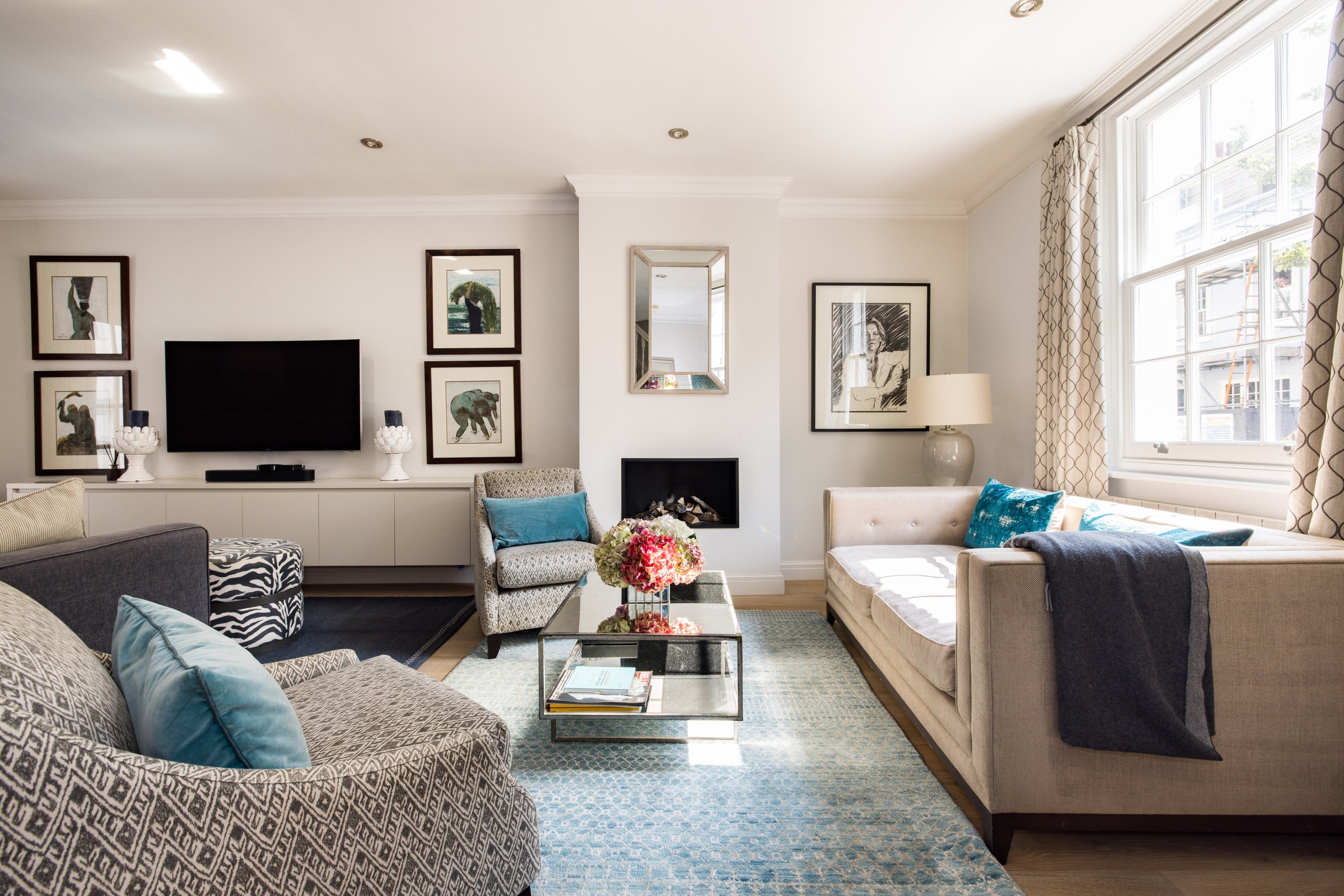 House Brompton Kensington South Kensington 26: Luxury 4-Bedroom Townhouse with Air-Con, South Kensington