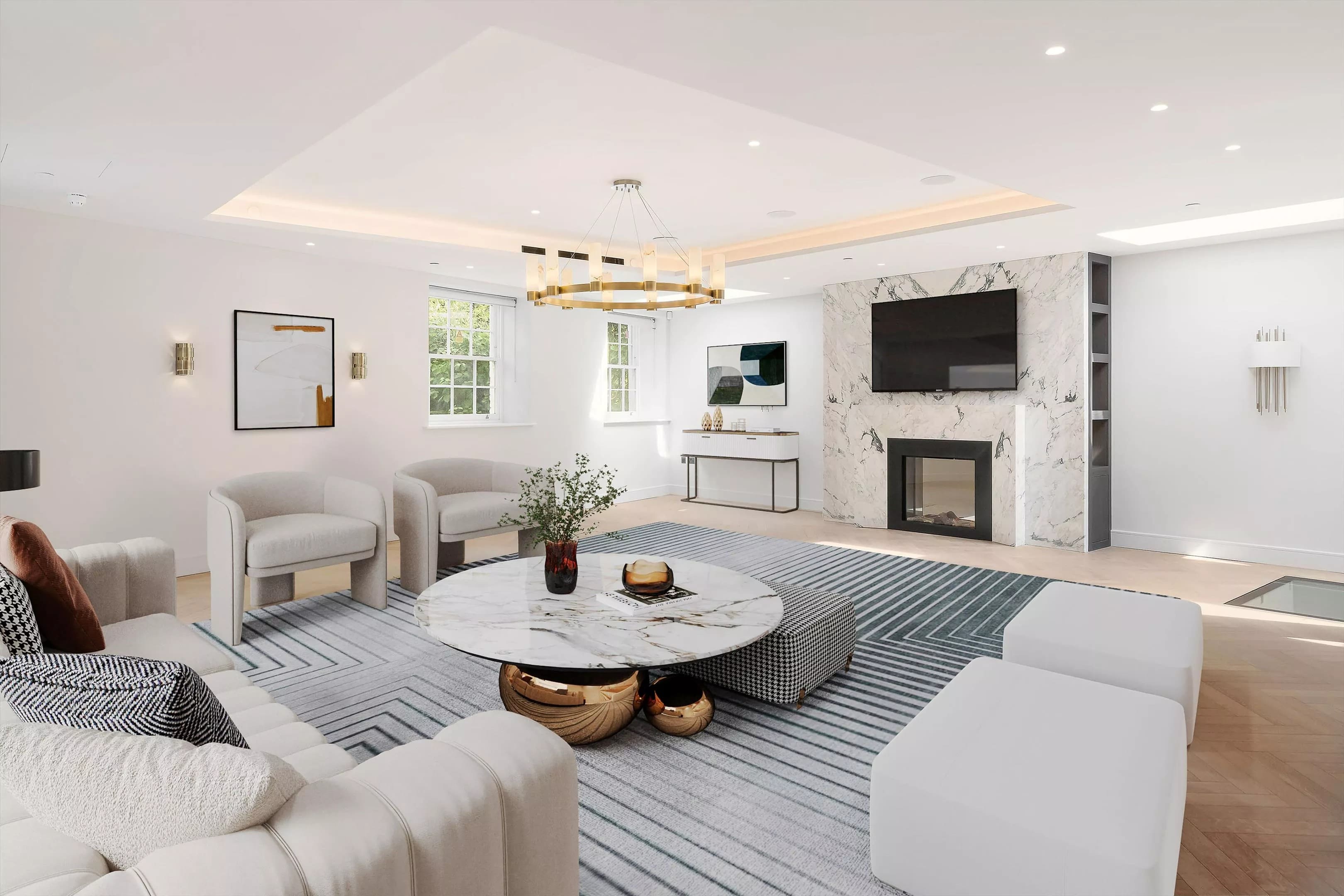 House Brompton Kensington South Kensington 6: Luxury 6-Bedroom House with Pool and Gym, South Kensington