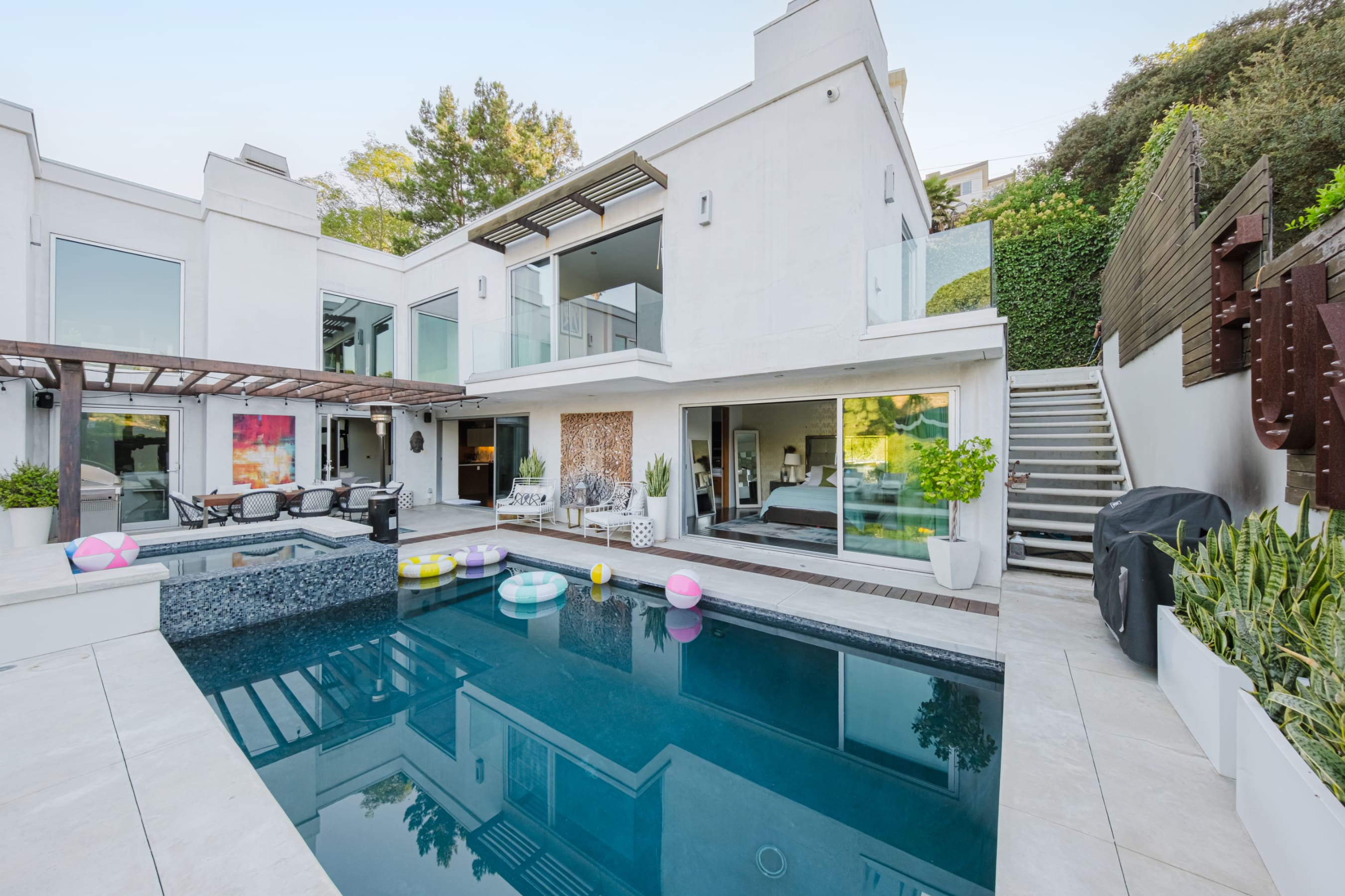 House Chaparral LaurelCanyon Laurel Canyon 4: Luxury 4-Bedroom Villa with Swimming Pool, Laurel Canyon