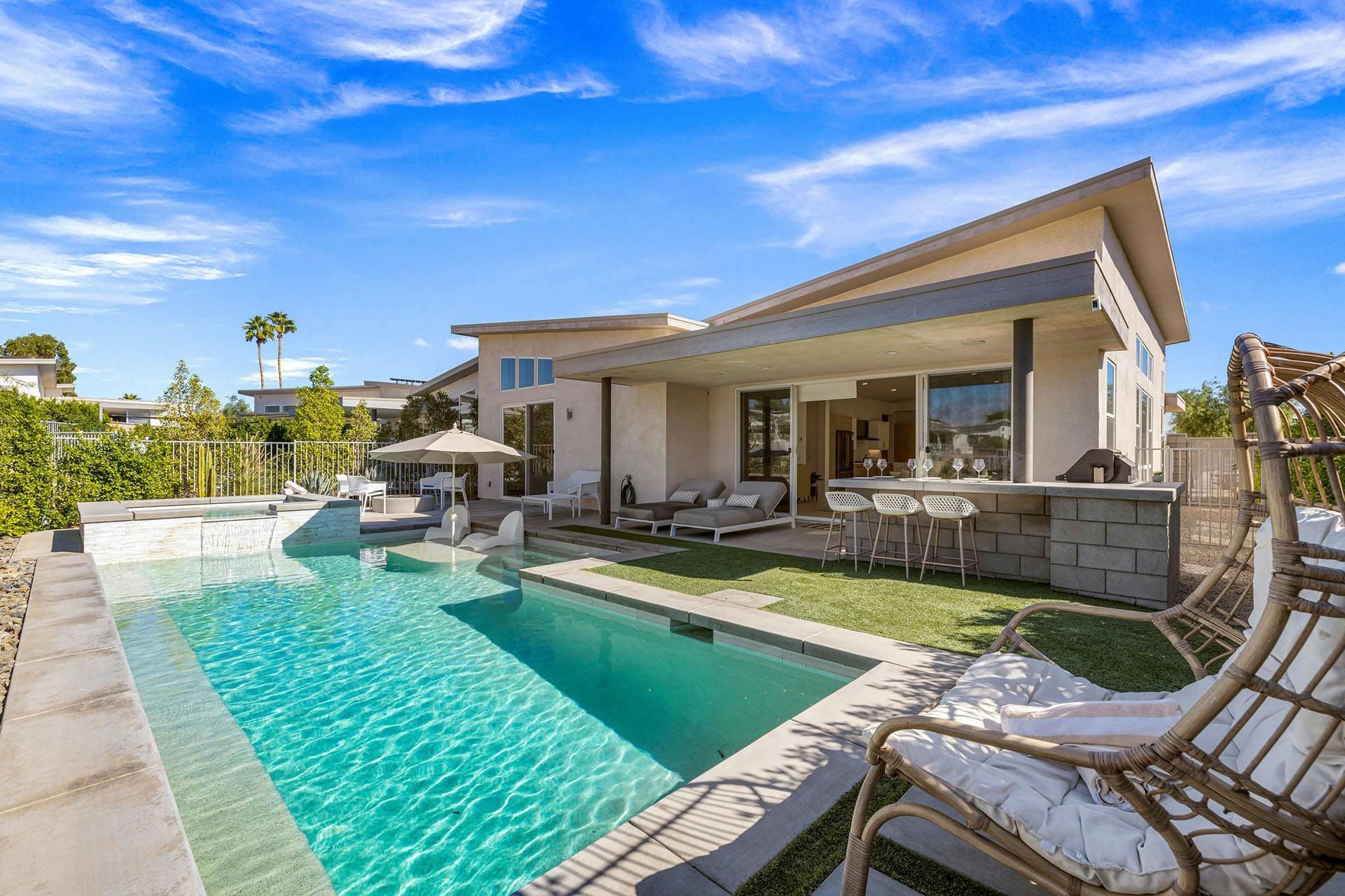 House Cholla IndianWells: Luxury 4-Bedroom House with Pool and Tennis Court, Indian Wells