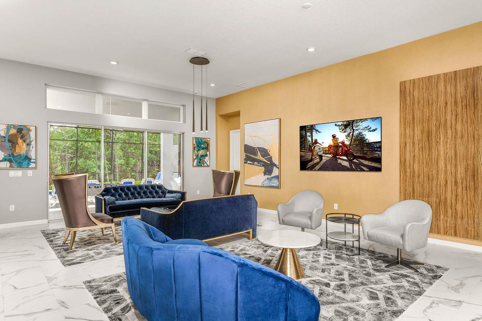 House Cypress Davenport Florida: Spacious 11-Bedroom Villa with Pool and Gym, Polk County