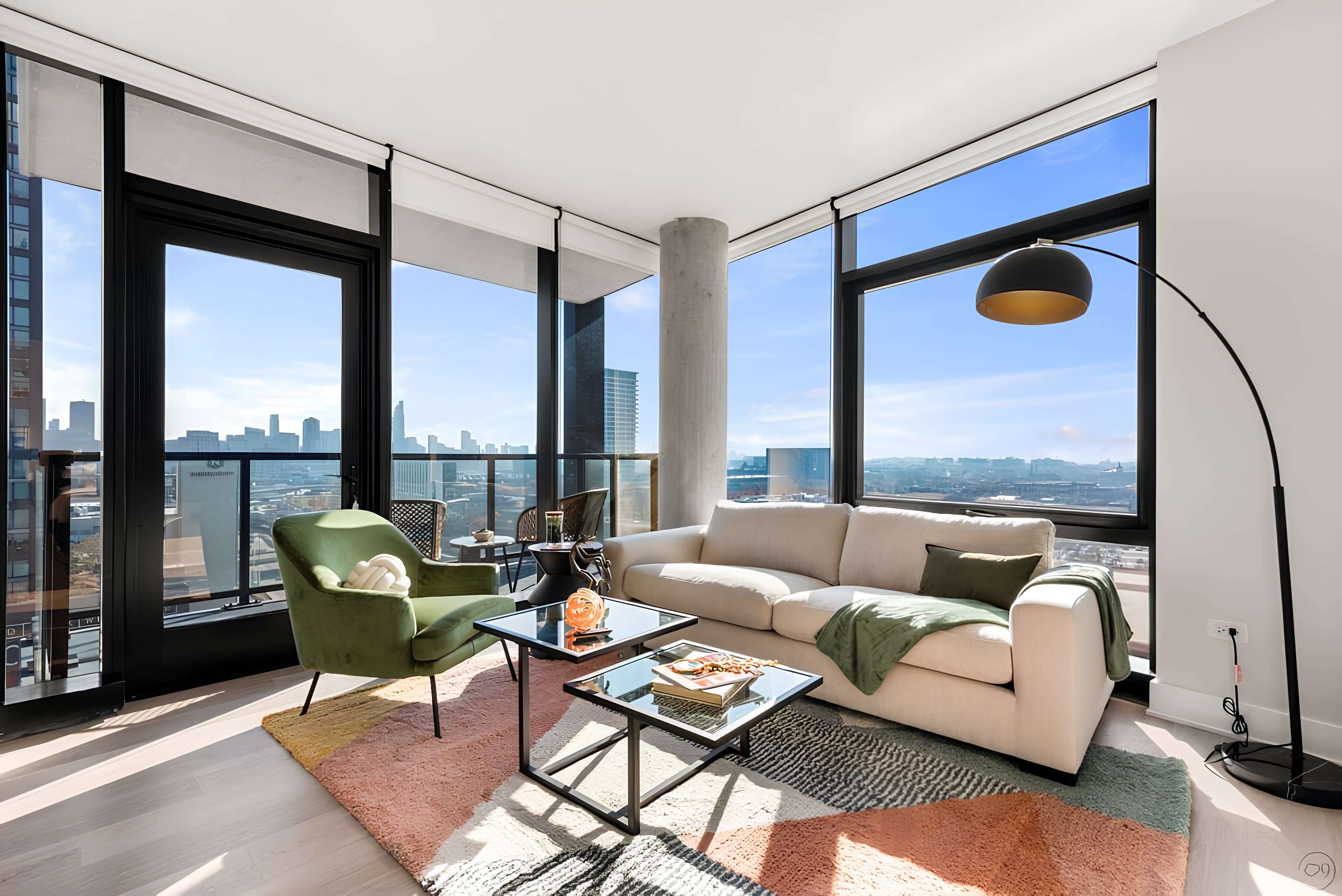 House Greektown Chicago: Luxury 8-Bedroom Apartment with Air-Con, Chicago