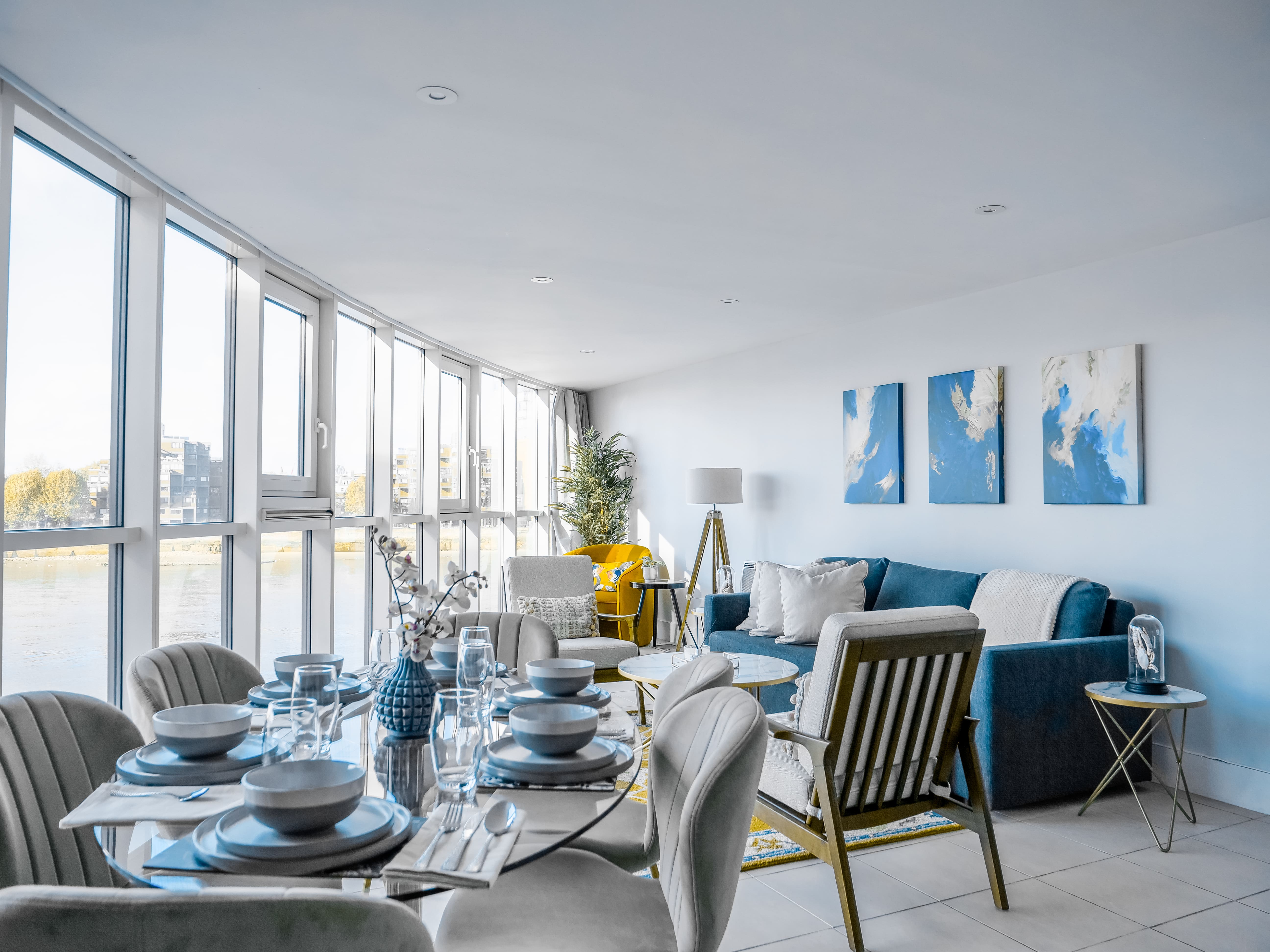House Lambeth Vauxhall Vauxhall 3: 2-Bedroom Luxury Apartment with Thames Views, Vauxhall
