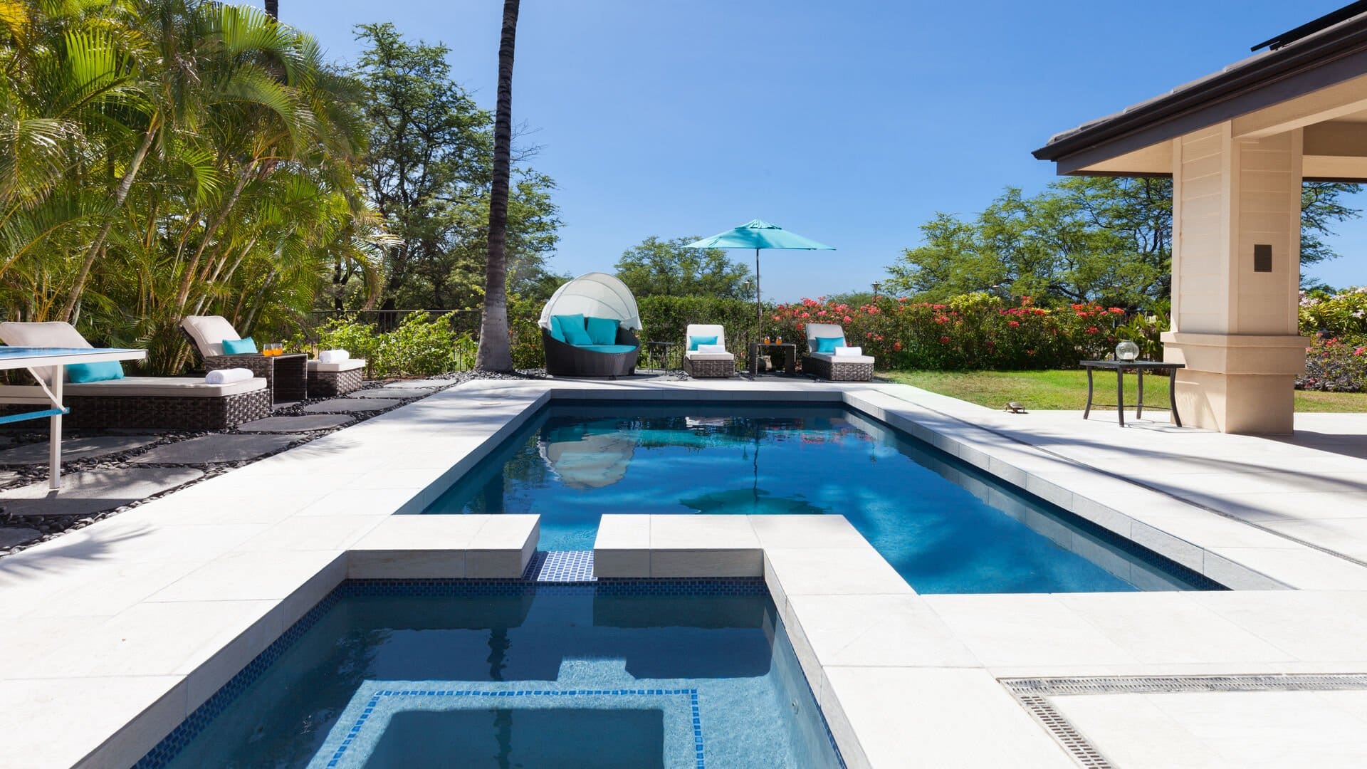 House Lehua Hawaii: Luxury 4-Bedroom House with Seaview and Private Pool, Hawaii