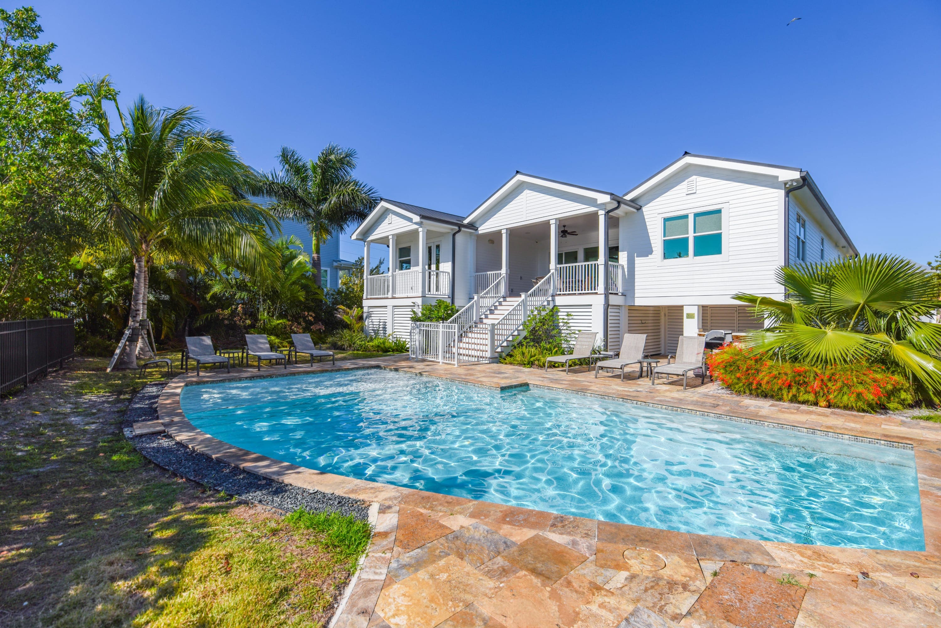 House Mahogany Key West Florida Keys 5: Spacious 4-Bedroom House with Pool and Sea Views, Florida Keys