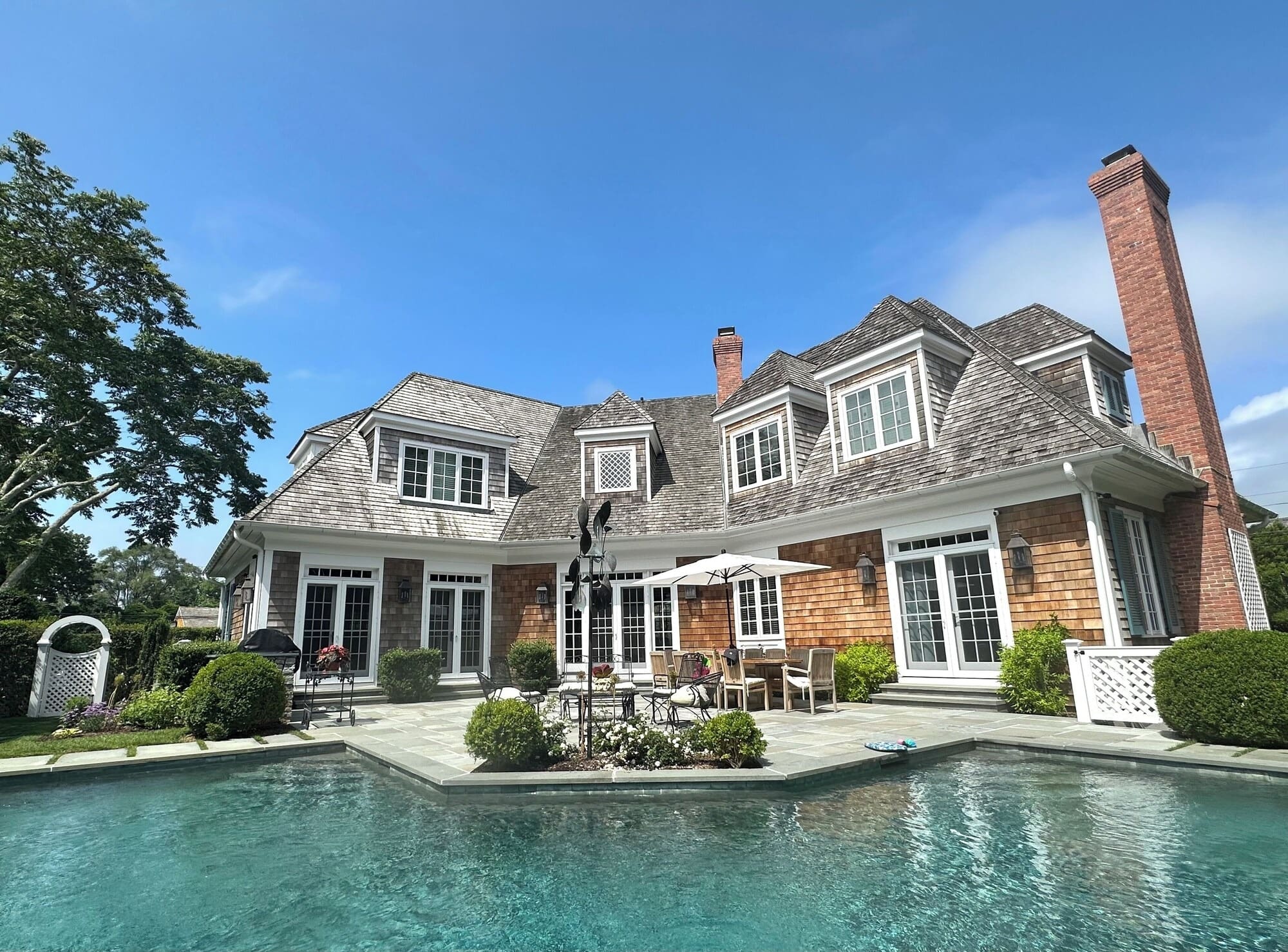 House Mecox Watermill: Spacious 5-Bedroom Villa with Pool and Gym, Water Mill