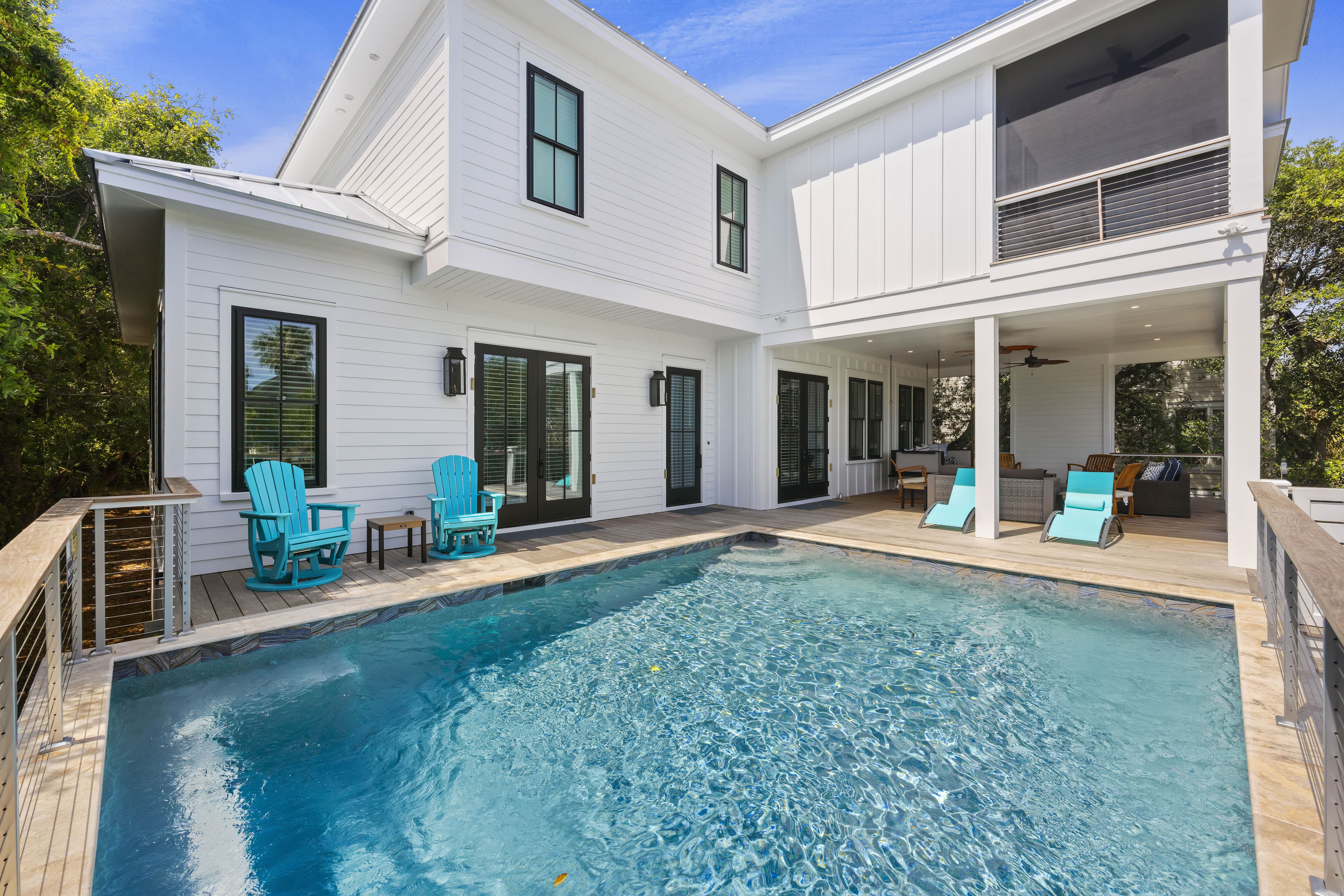 House Palmetto Charleston Charleston 4: Luxury 6-Bedroom Villa with Seaview and Pool, Charleston