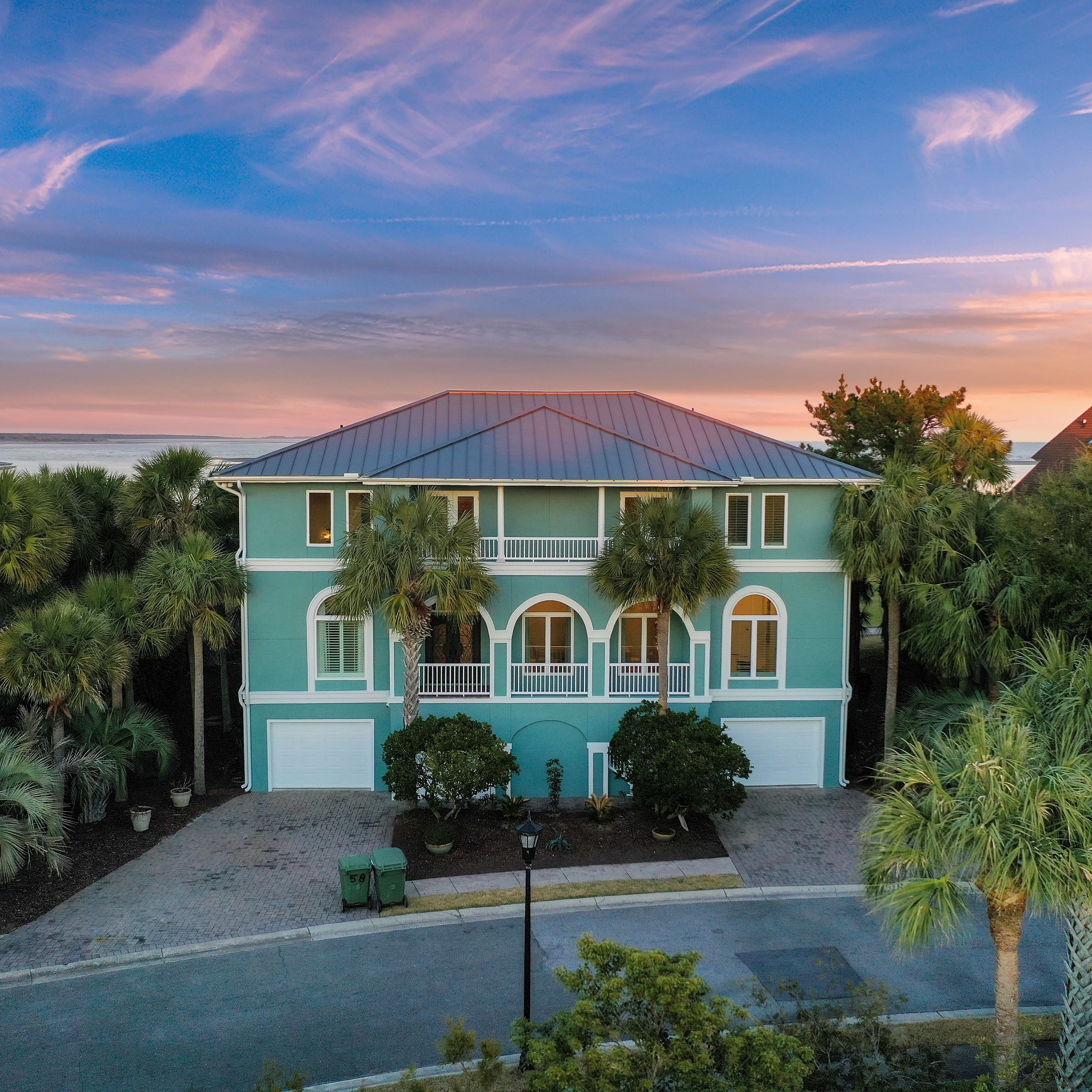 House Palmetto Charleston Charleston 6: Spacious 6-Bedroom Villa with Ocean Views and Pool, Charleston