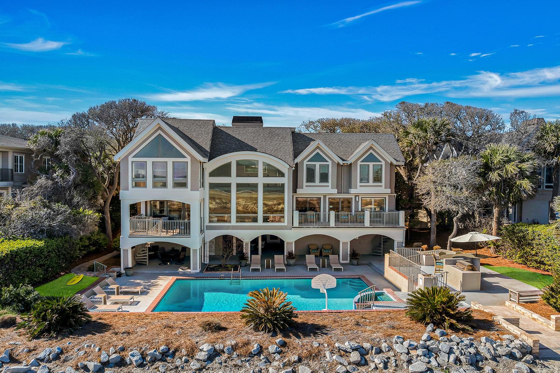 House Palmetto Dunes: Luxury 6-Bedroom Villa with Pool and Beach Access, Hilton Head