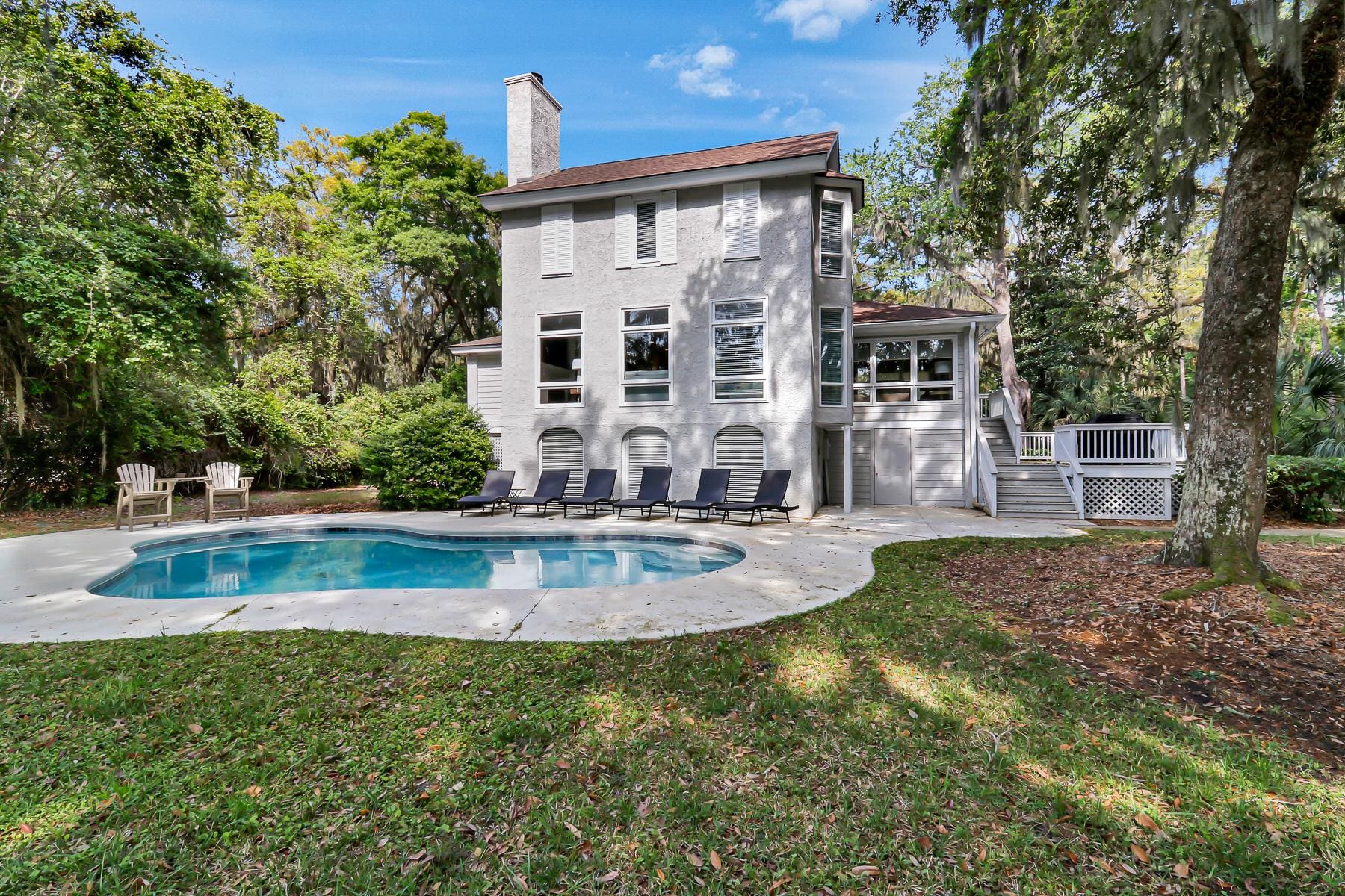 House Palmetto HiltonHead Hilton Head 2: Luxury 4-Bedroom Villa with Private Pool and Seaview, Hilton Head