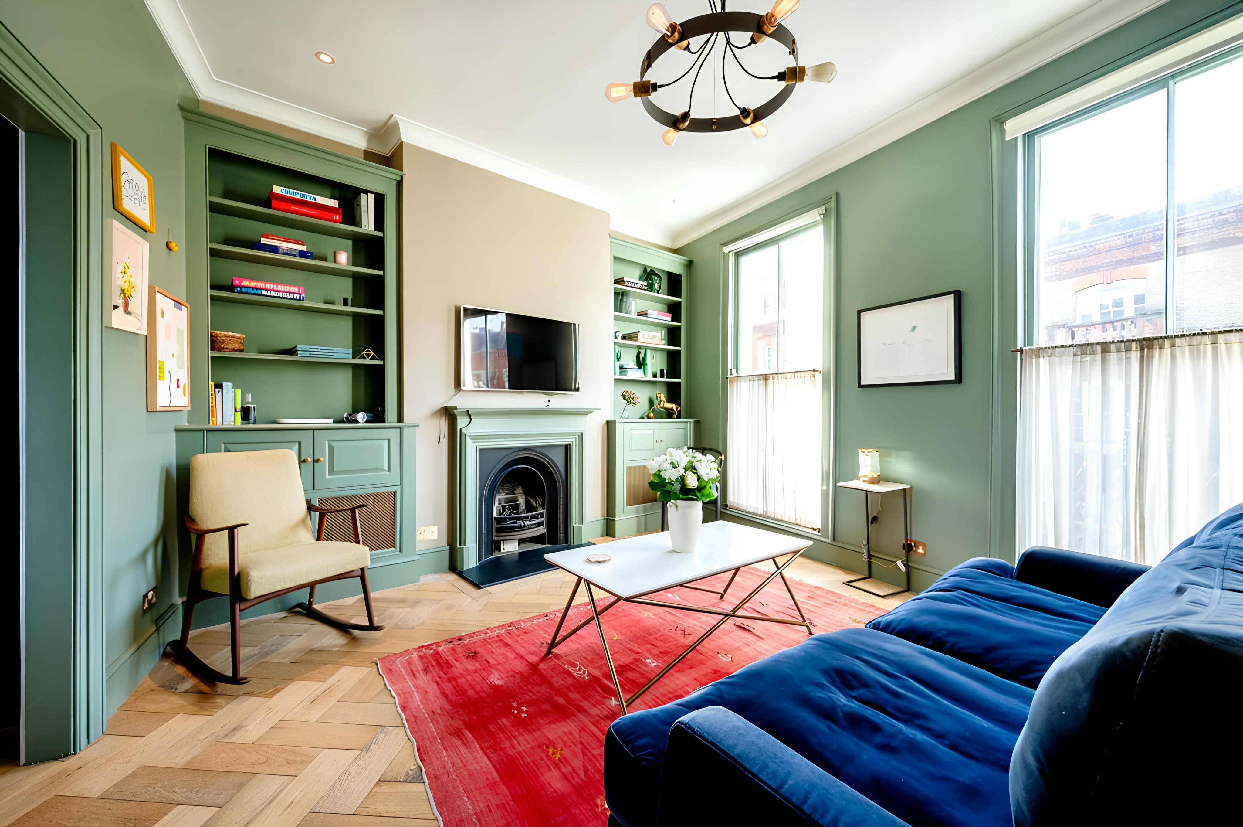 House Peony Chelsea: Elegant 2-Bedroom Luxury Apartment for Families, Chelsea