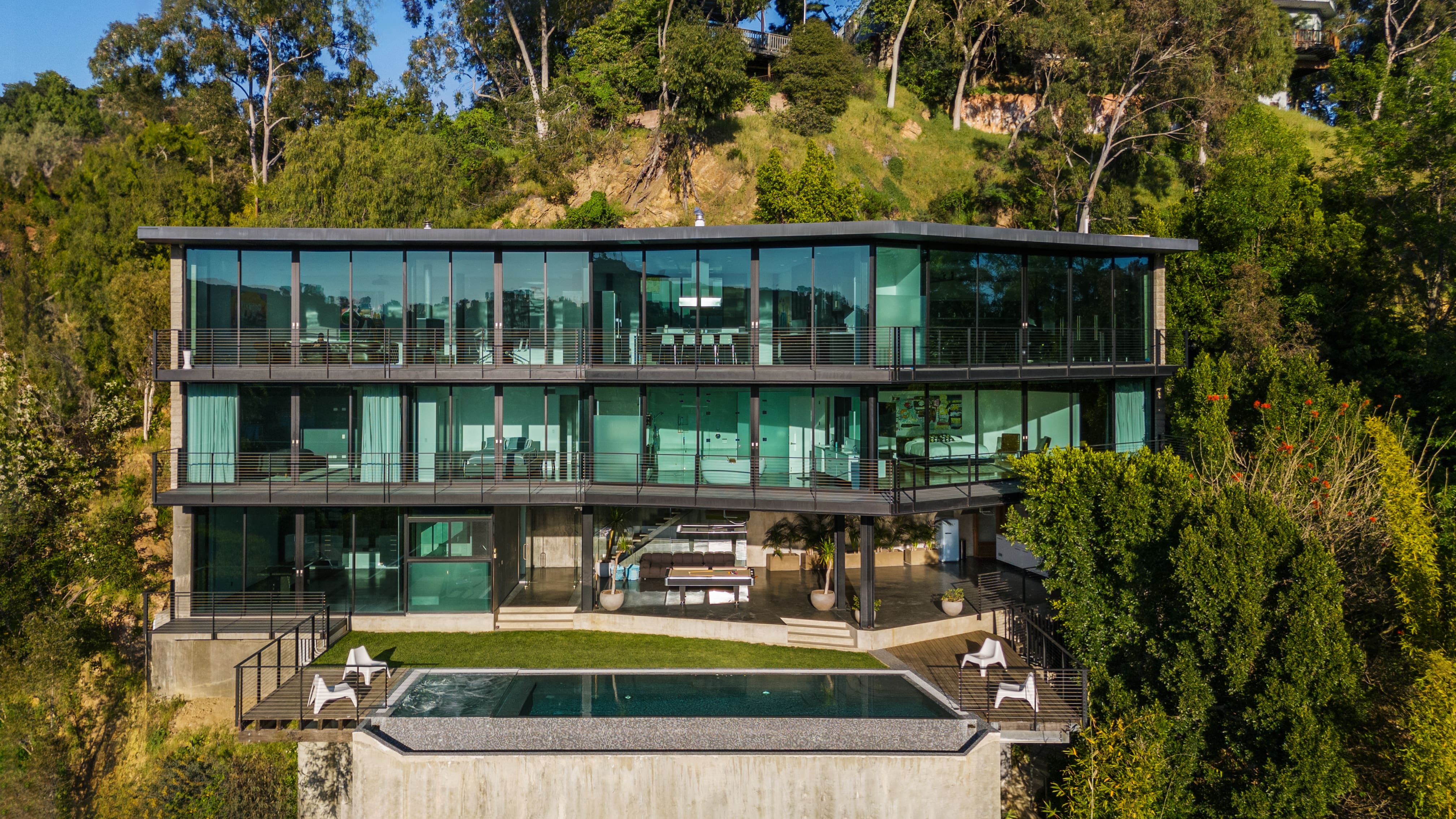 House Runyon Hollywood: Luxury 4-Bedroom Villa with Infinity Pool, Hollywood Hills