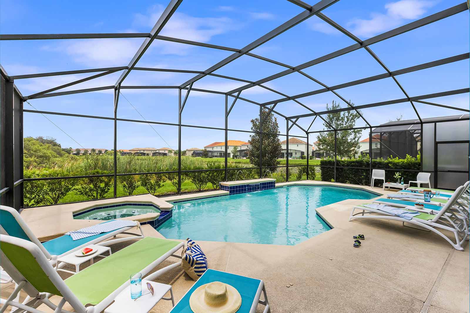 House Sabal Polk Florida 16: Luxury 10-Bedroom Villa with Pool and Tennis Court, Polk County