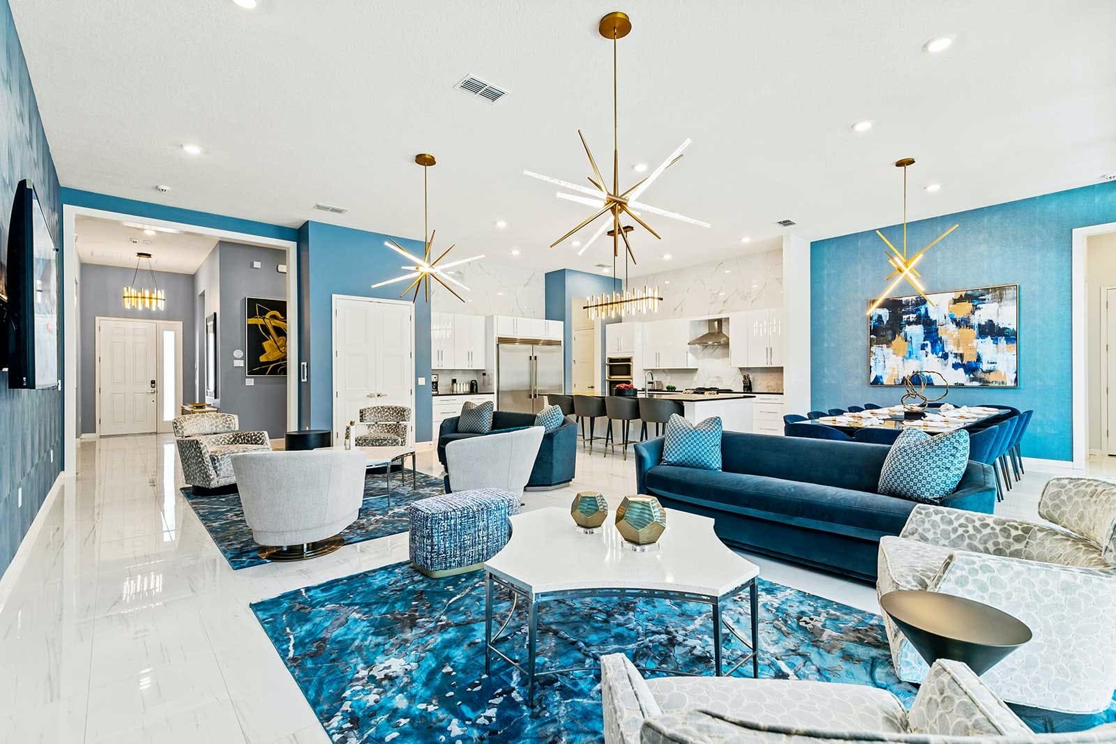 House Sabal Polk Florida 3: 12-Bedroom Luxury Villa with Pool and Tennis Court, Polk County