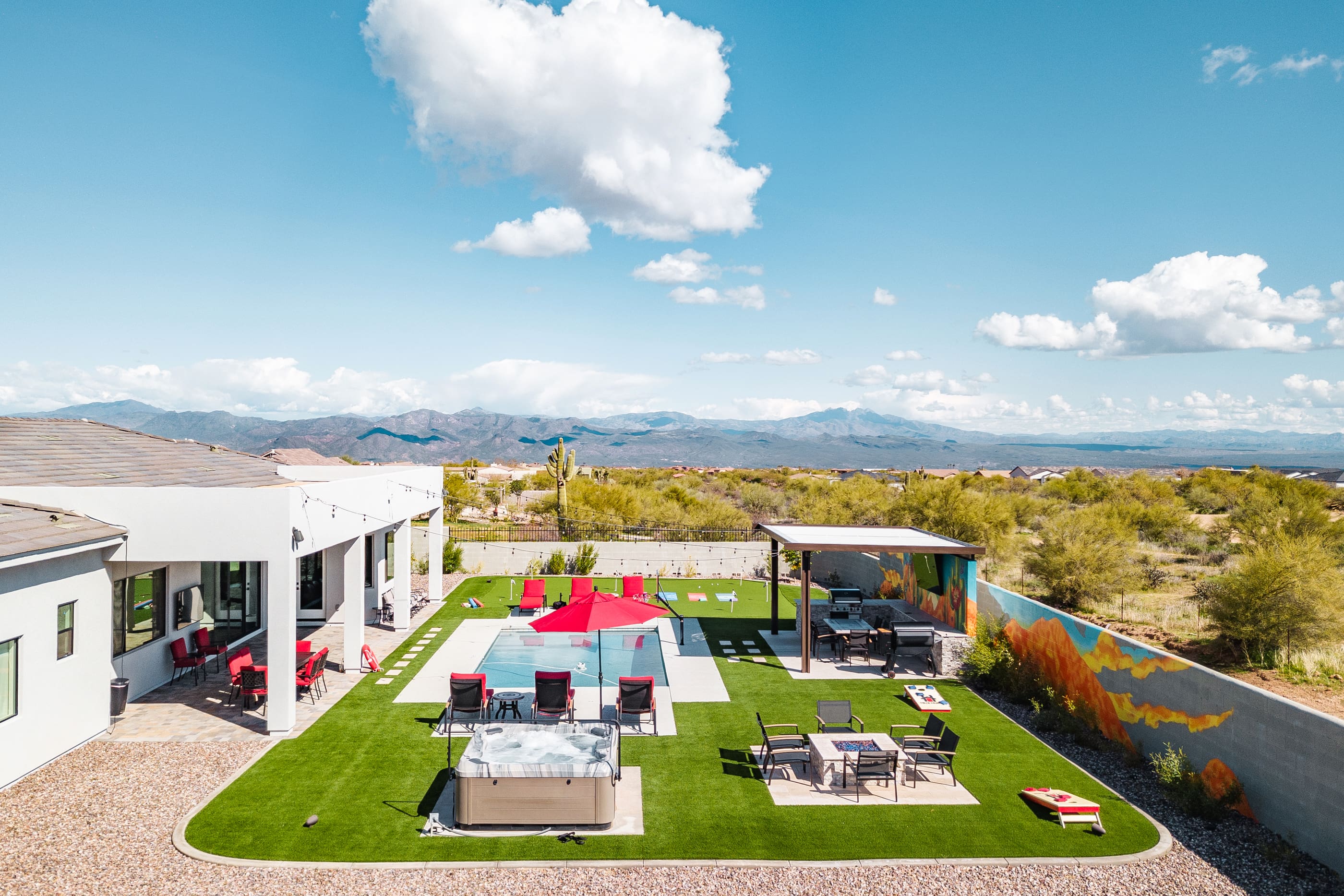 House Saguaro Scottsdale Scottsdale 7: Luxurious 4-Bedroom House with Pool and Hot Tub, Scottsdale