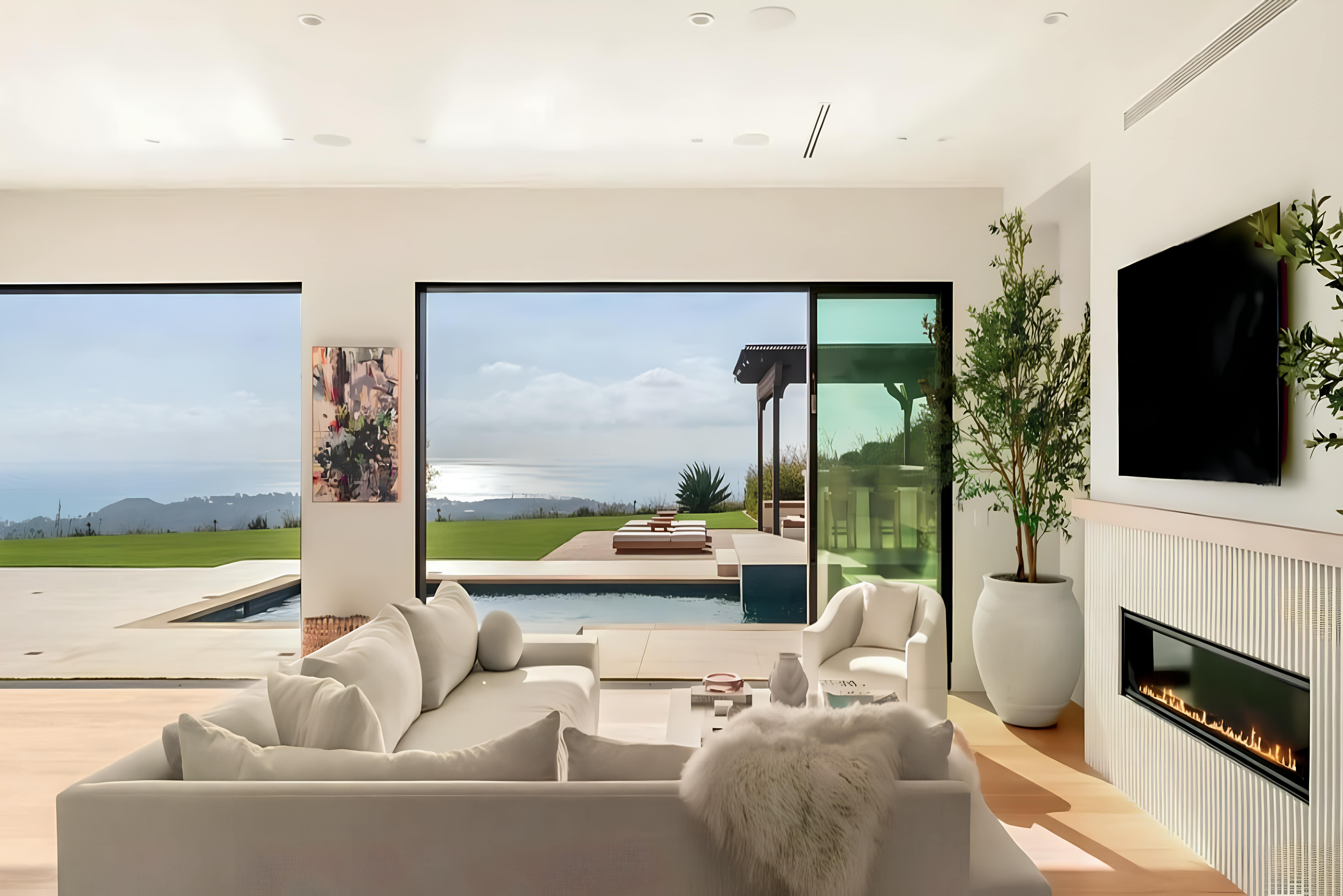 House Topanga Malibu: Luxury 5-Bedroom Villa with Seaview and Pool, Inland Malibu