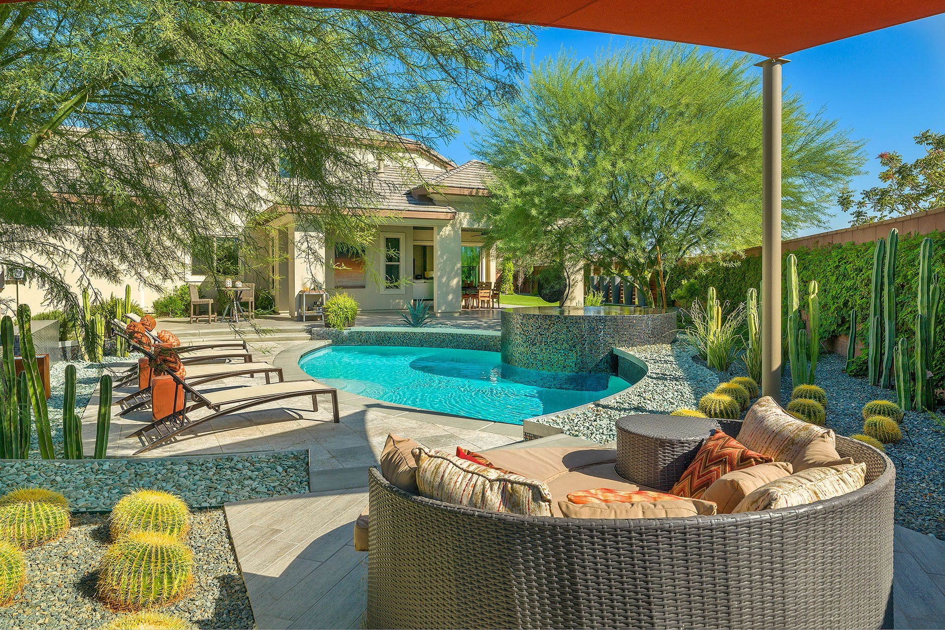 House Washington LaQuinta: Exquisite 5-Bedroom House with Pool and Tennis Court, Palm Springs