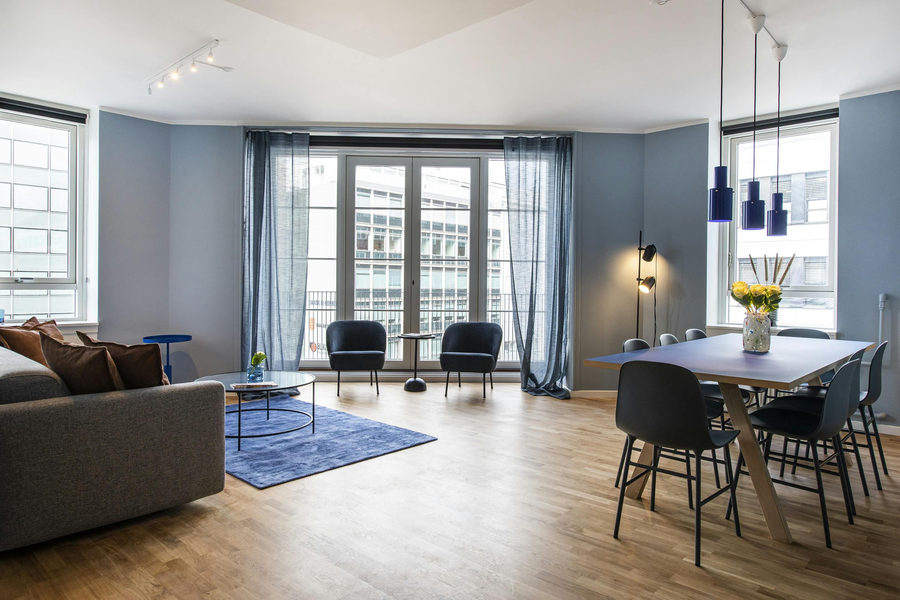 Hus Søerne Copenhagen: Stunning 3-Bedroom Penthouse with Lake Views, Ved Søerne, Copenhagen