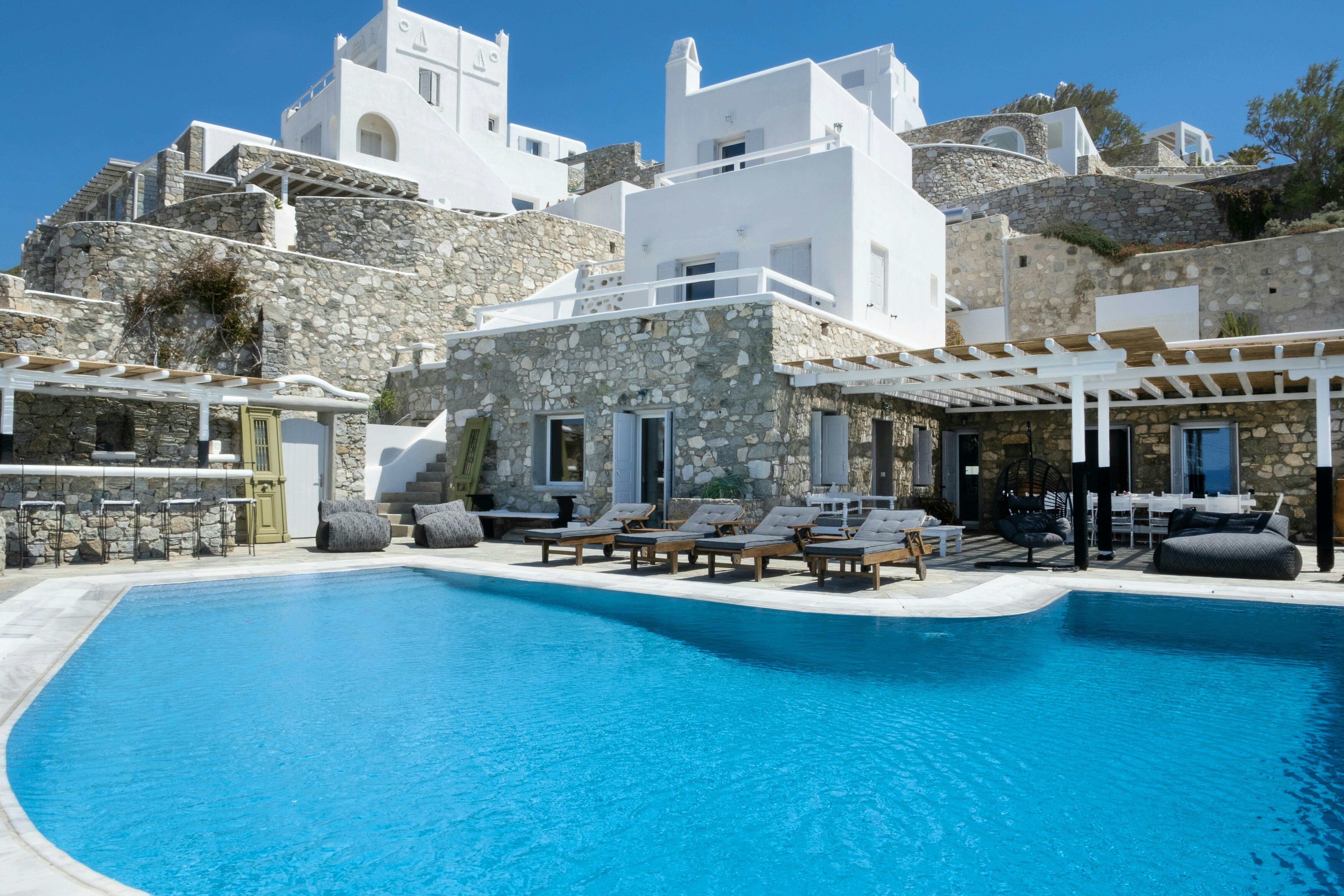 Katoikía Agios Ioannis: Stunning 7-Bedroom Luxury Villa with Seaviews, Mykonos