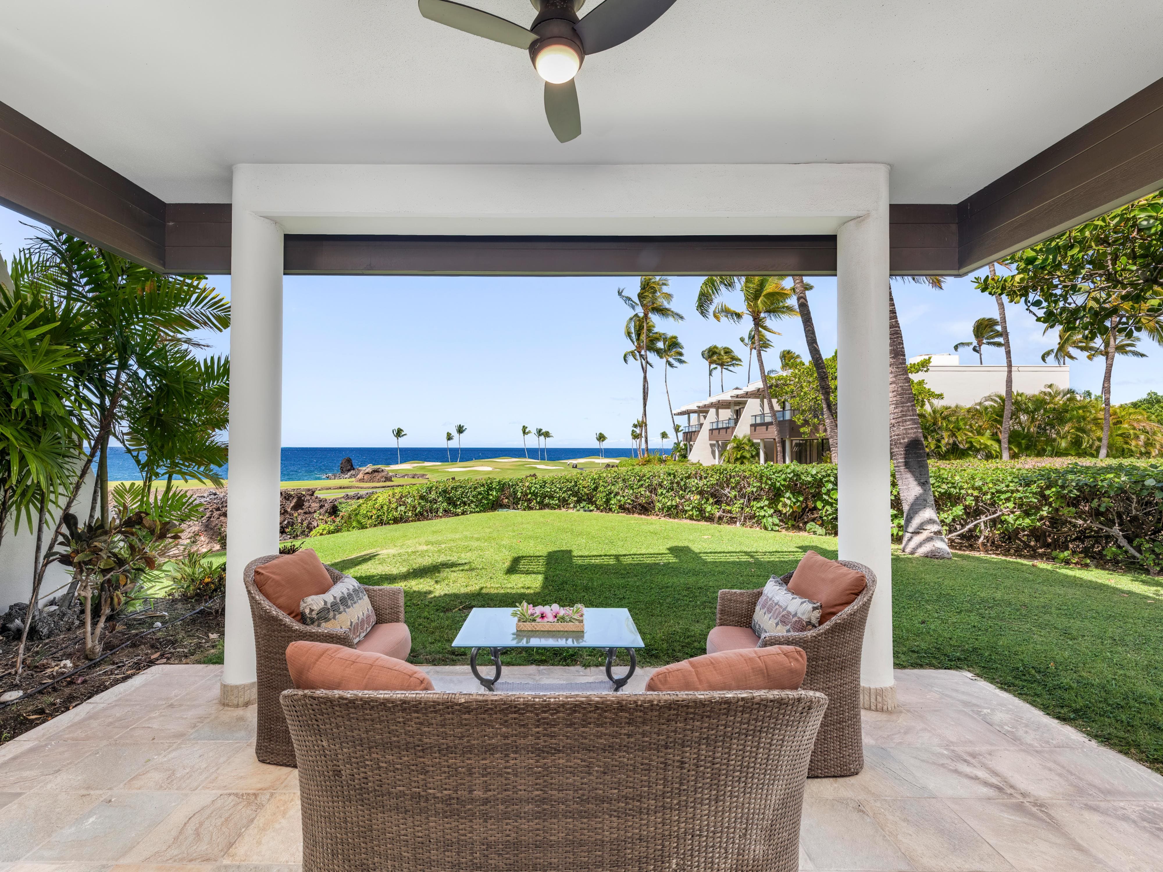 Kohala Bay Retreat: Oceanview 2-Bedroom Resort Villa Rental Hawaii with Pool and Sauna
