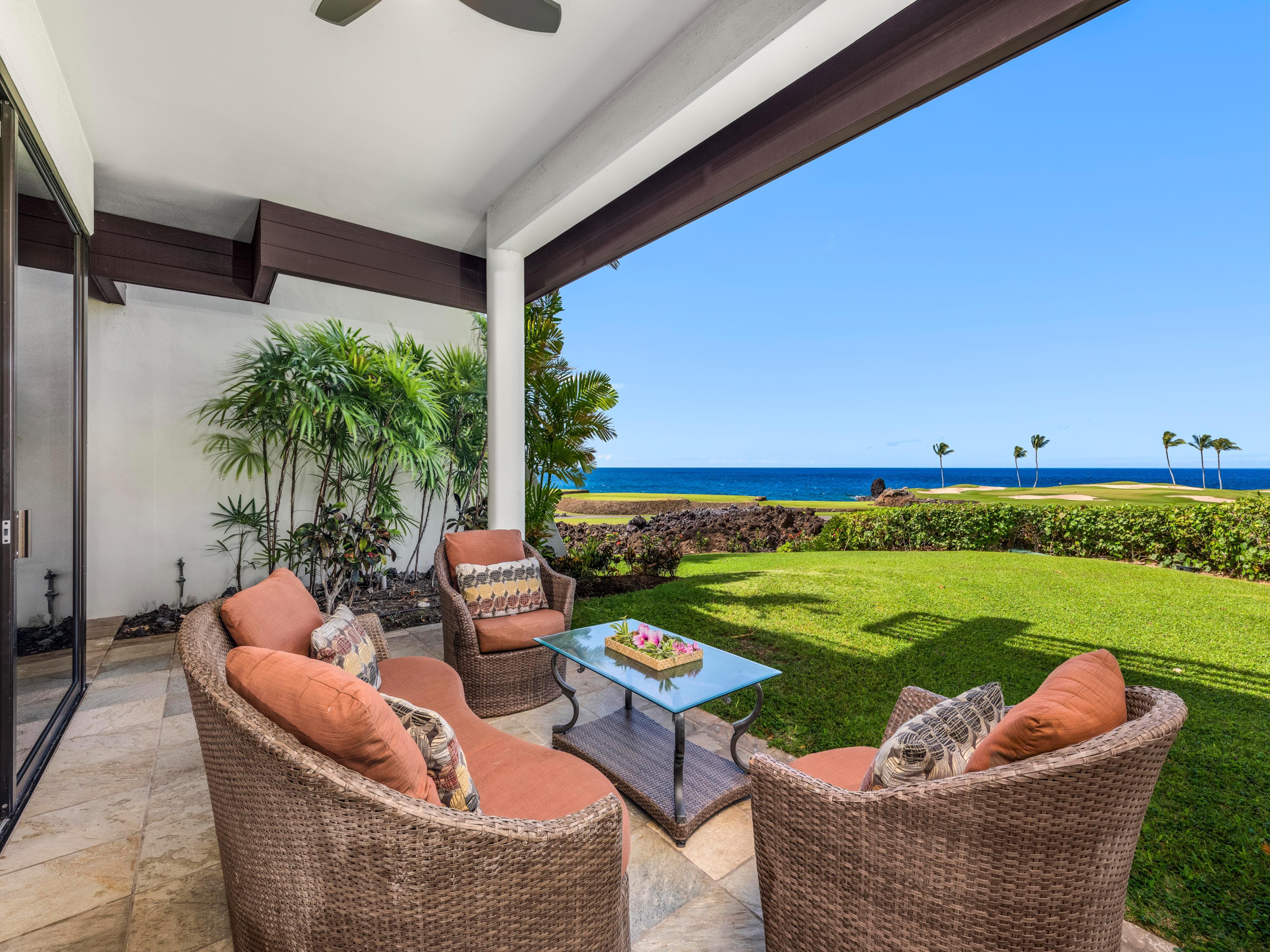 Kohala Bay Retreat: Oceanview 2-Bedroom Resort Villa Rental Hawaii with Pool and Sauna
