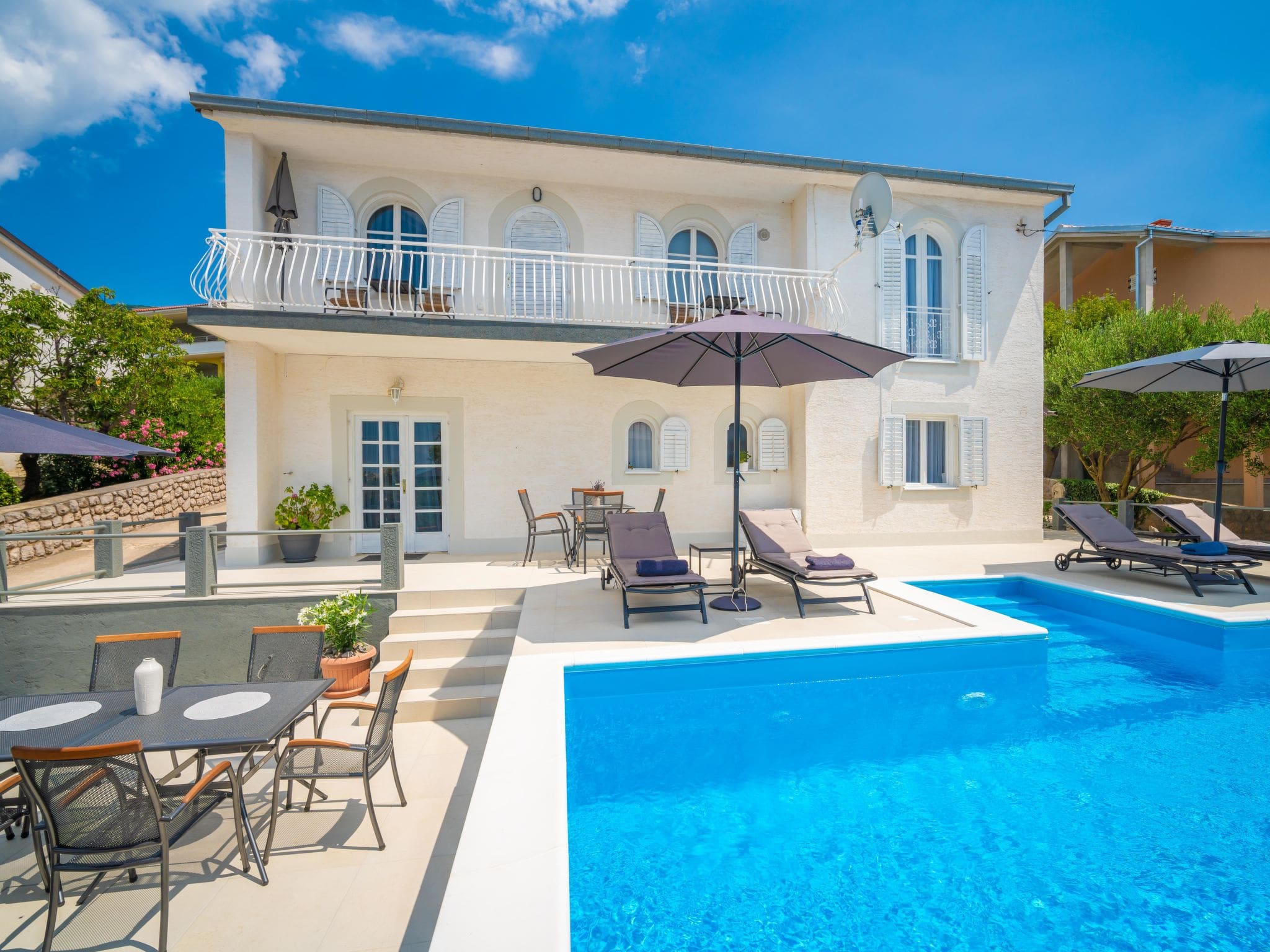 Kuca Bura Klenovica: Spacious Four-Bedroom Villa with Private Pool and Sea Views in Croatian Riviera