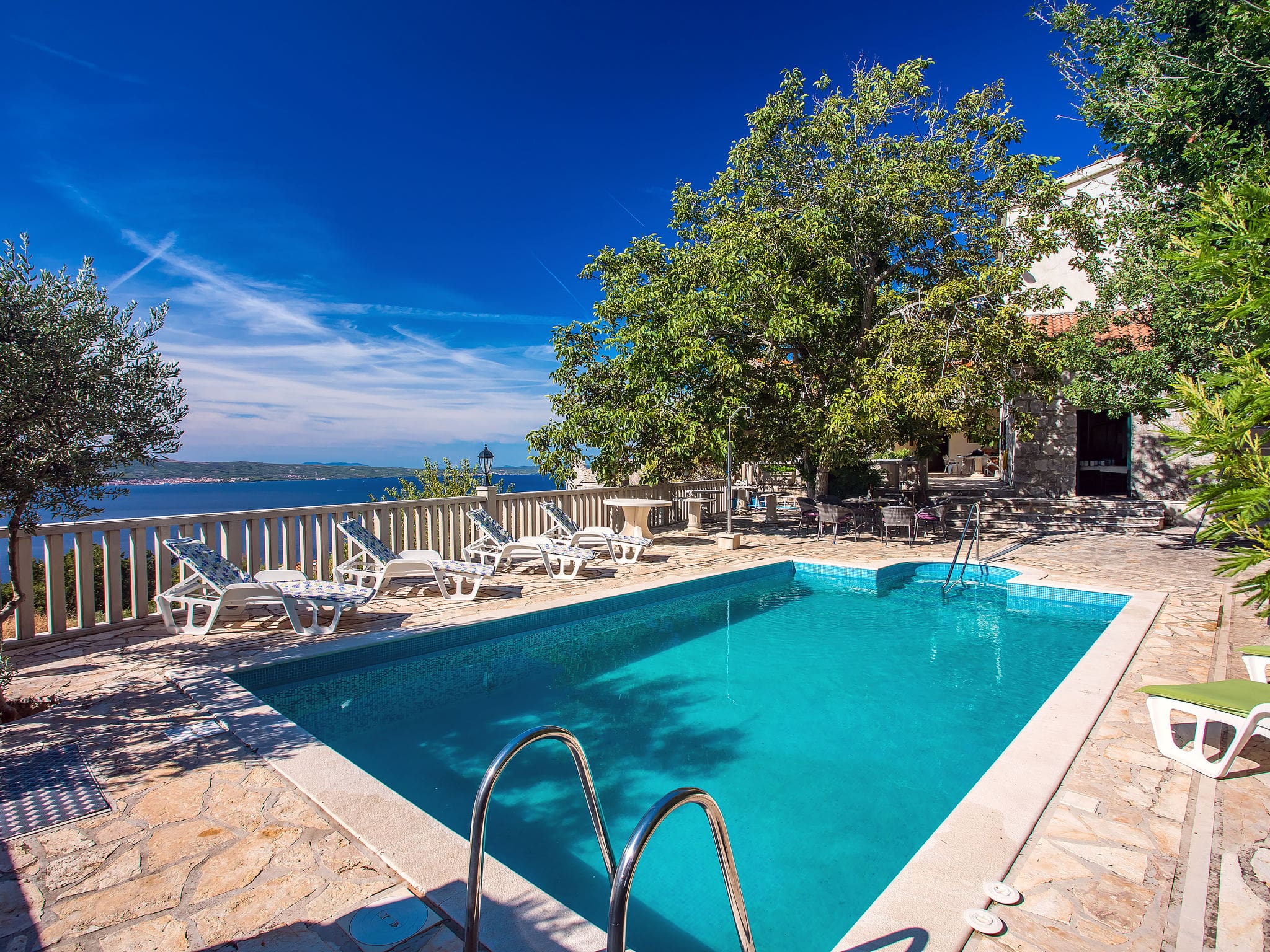 Kuca Bura Omis: Magnificent Six-Bedroom Stone Villa with Private Pool and Sea Views in Croatian Riviera