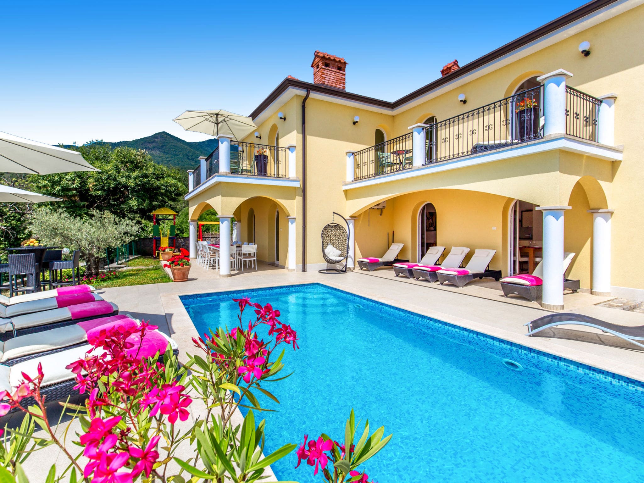 Kuca Bura Opatija: Stunning 7-Bedroom Luxury Villa with Private Pool Sea Views and Hot Tub near Croatian Coast