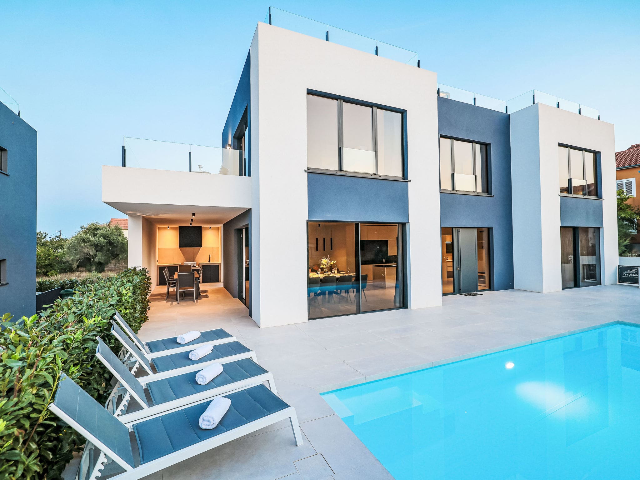 Kuca Bura Pasman: Stunning 4-Bedroom Beachfront Villa with Private Pool and Hot Tub in Croatia