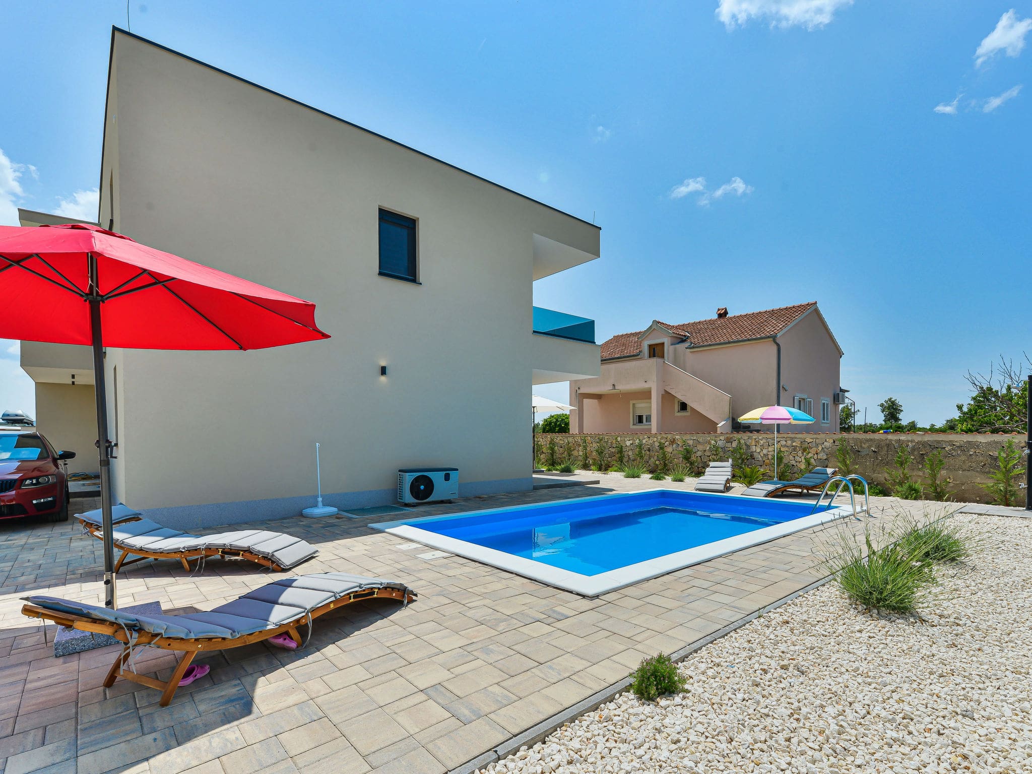 Kuca Bura Vodice: Modern 4-Bedroom Holiday Villa with Private Pool and Contemporary Design in Vodice Croatia
