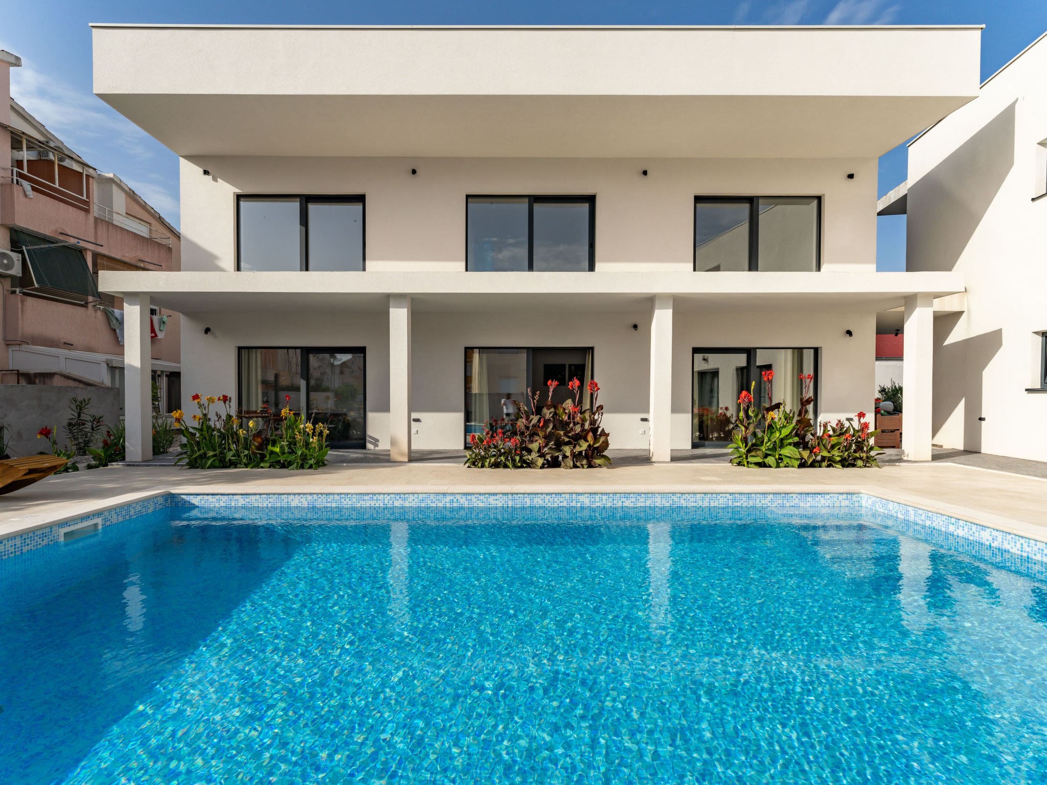 Kuca Jadrolinija Vodice: Contemporary Six-Bedroom Villa with Private Pool and Modern Amenities in Central Croatia