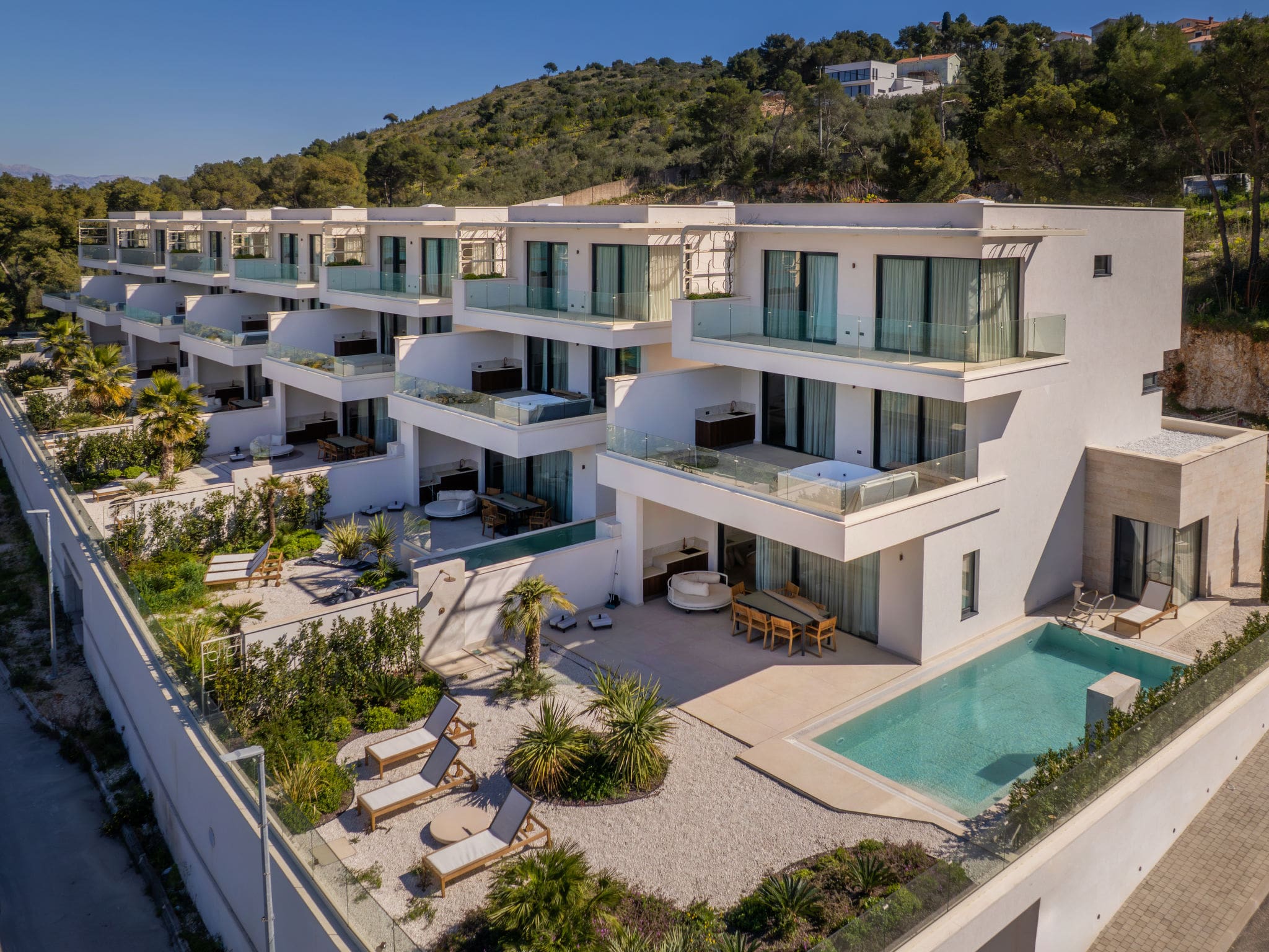 Kuca Jugo Trogir: Spectacular 5-Bedroom Beachfront Villa with Heated Pool and Sea Views in Historic Trogir