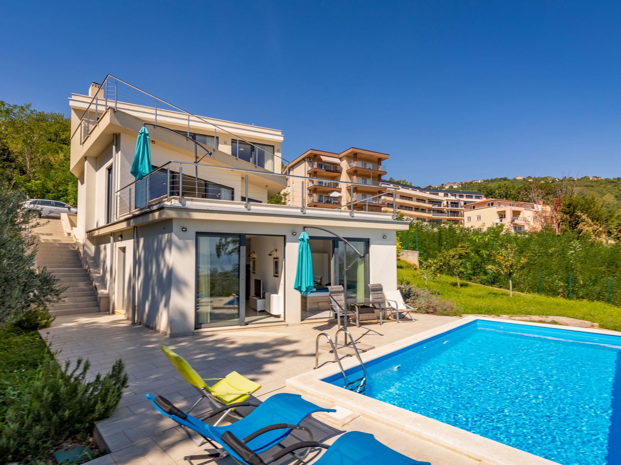 Kuca Juraj Opatija: Contemporary 4-Bedroom Villa with Private Pool and Panoramic Sea Views in Croatian Riviera