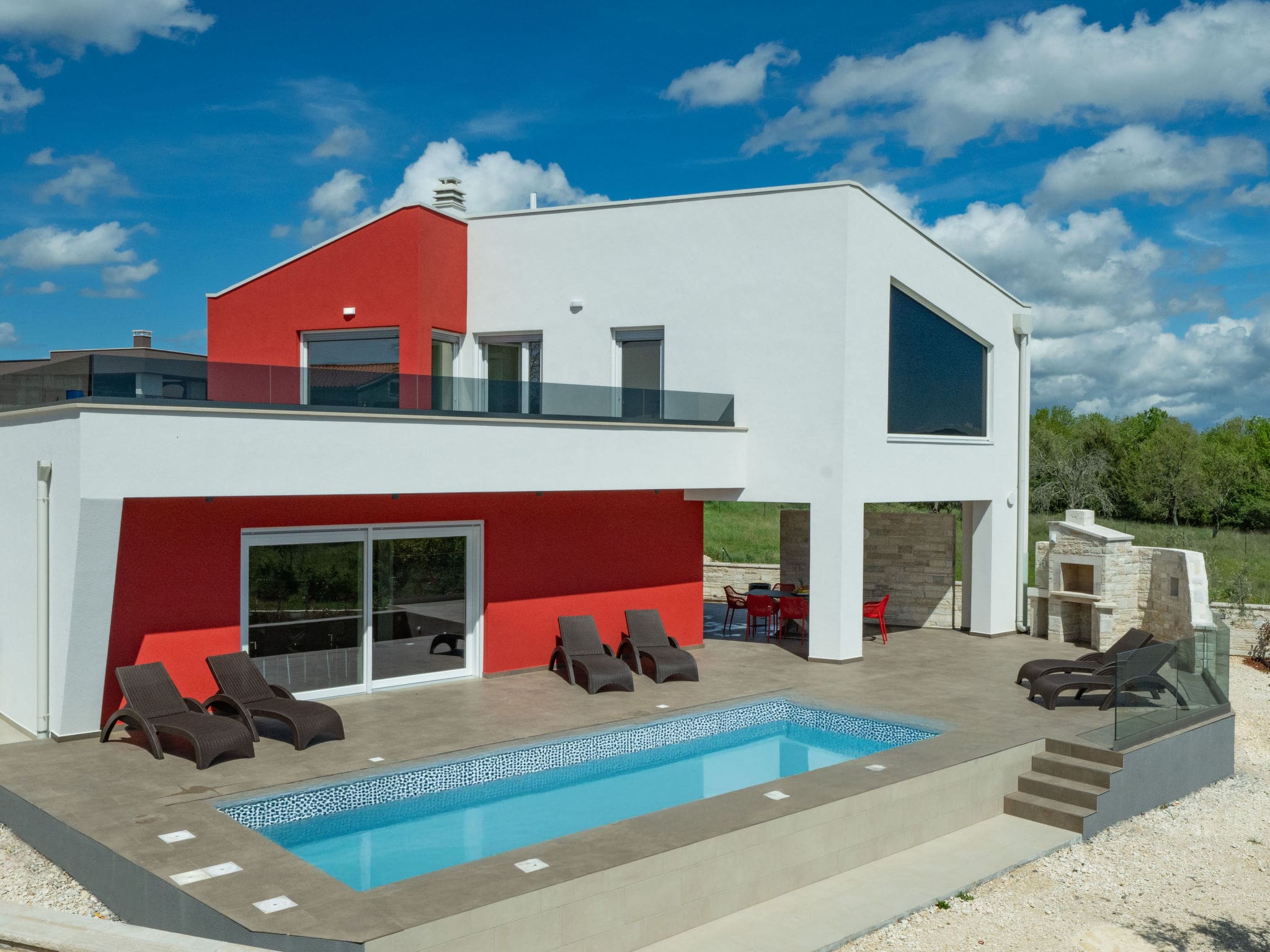 Kuća Krnica Pula: Modern 3-Bedroom Luxury Villa with Private Pool and Sea Views in Croatian Istria