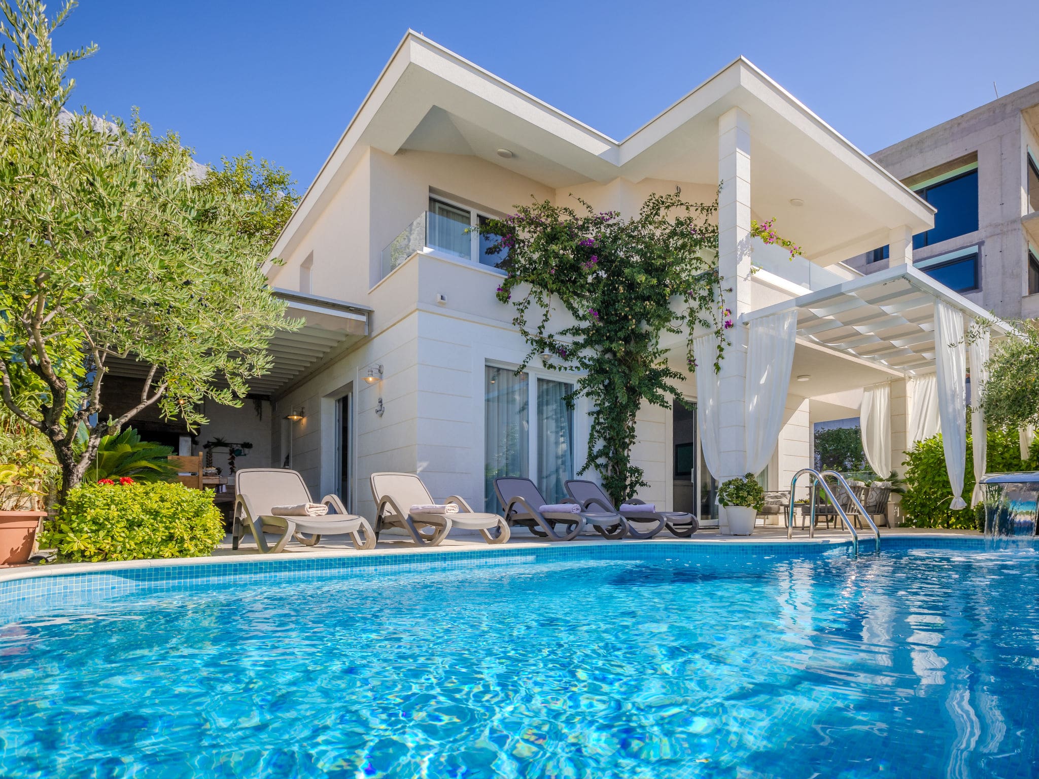 Kuca Kvanj Makarska: Stunning Four-Bedroom Villa with Heated Private Pool and Sauna in Croatia
