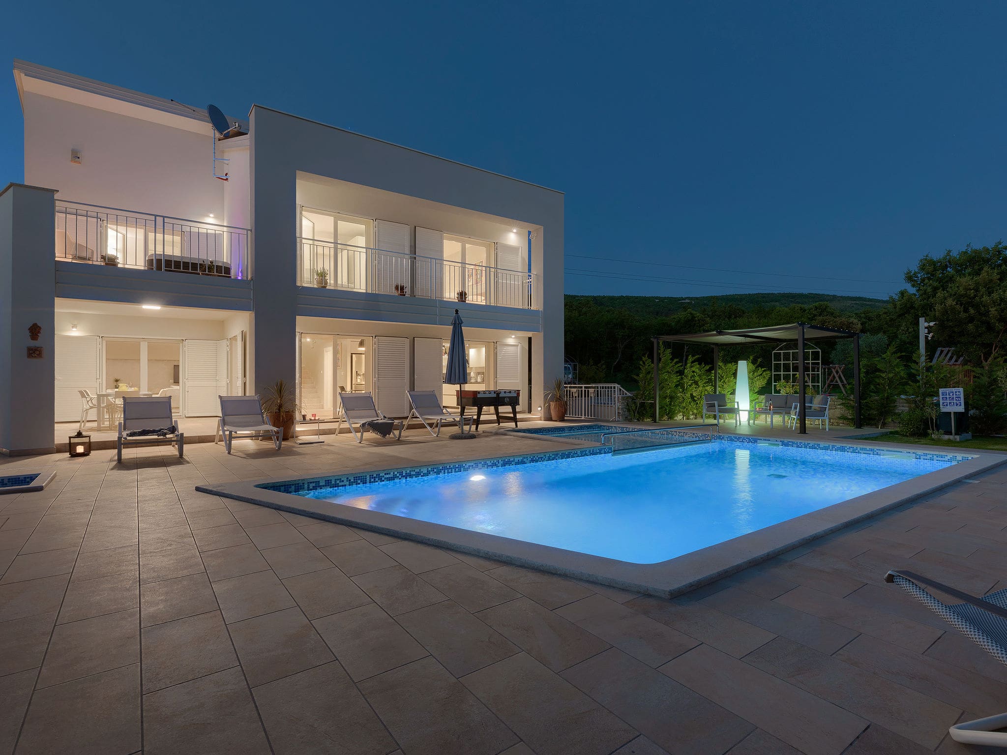 Kuca Levante Rabac: Beautiful 3-Bedroom Modern Villa with Private Heated Pool and Sea Views in Istrian Countryside