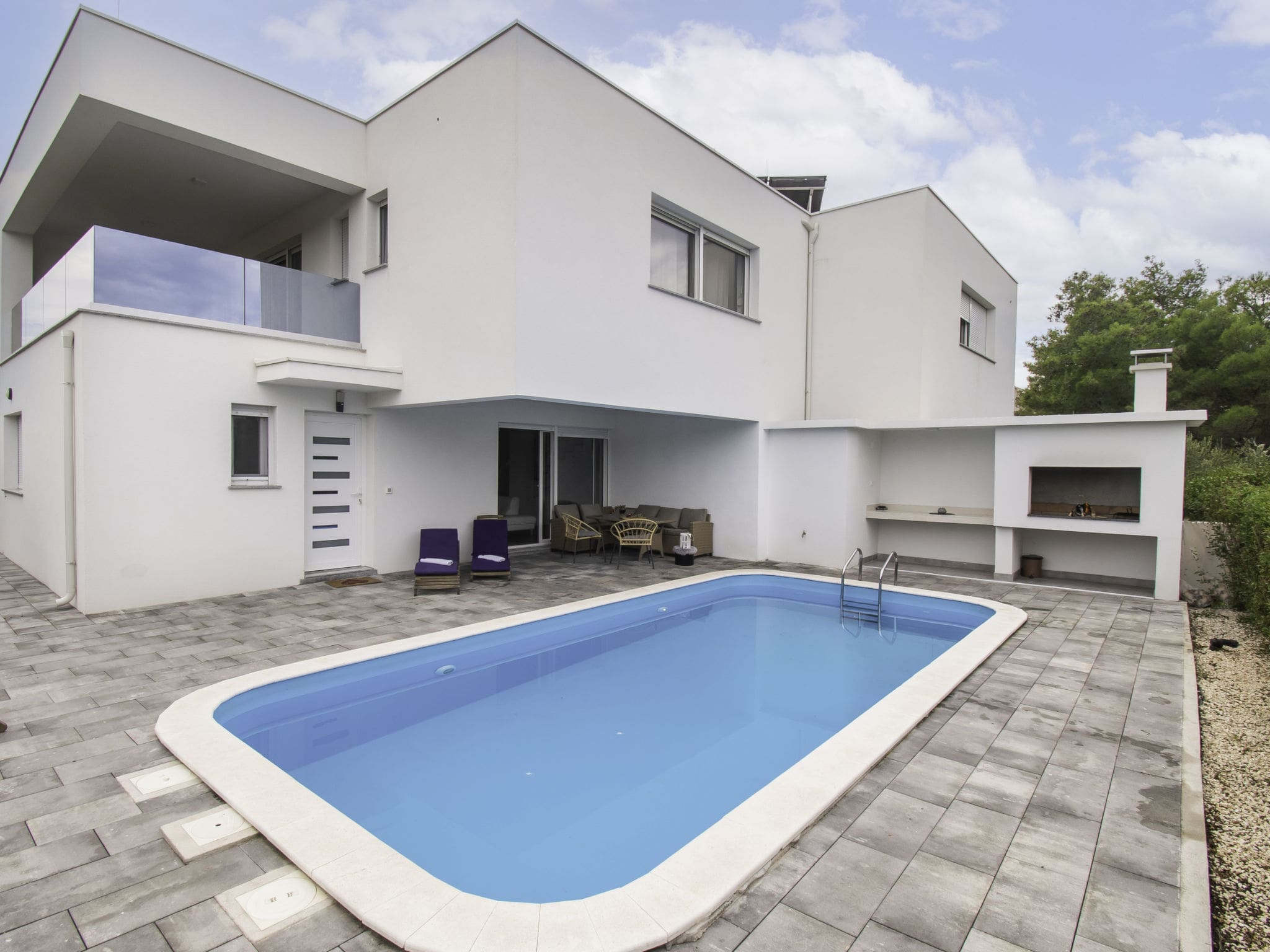 Kuca Maestral Vodice: Stunning 4-Bedroom Modern Villa with Private Pool Near Adriatic Coast