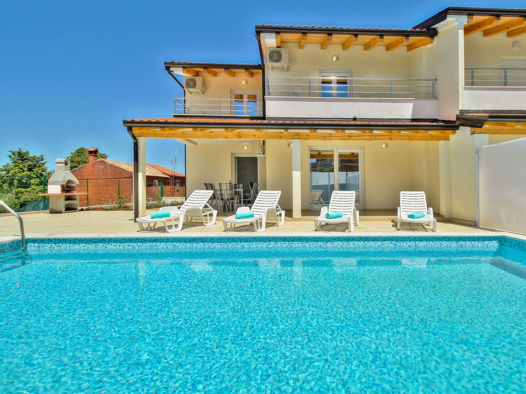 Kuca Malvazija Buje: Stunning 4-Bedroom Croatian Villa with Private Pool and Beautiful Gardens Near Istrian Coast