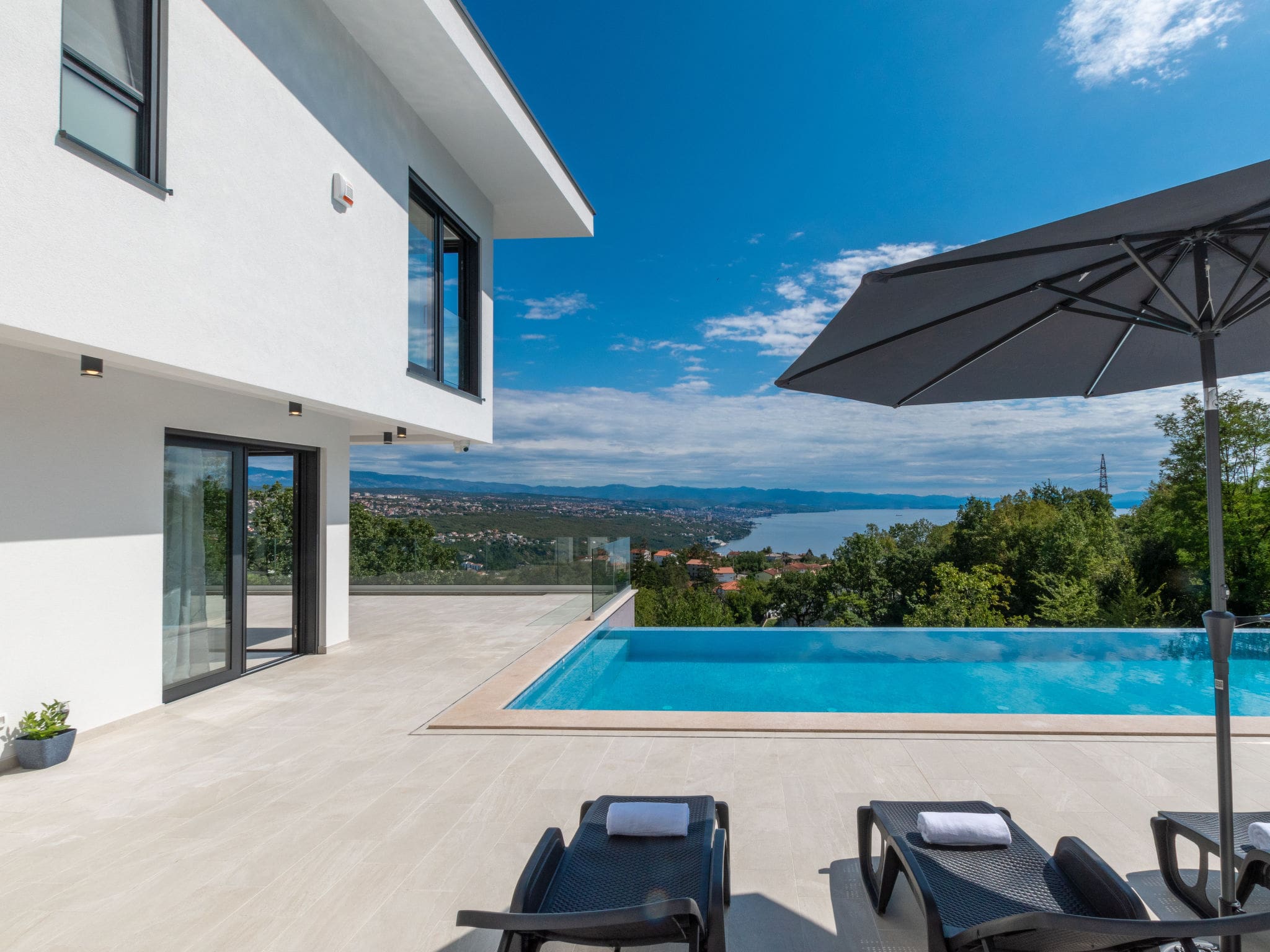 Kuca Mihotici Opatija: Modern 4-Bedroom Villa with Private Pool and Sea Views in Croatian Riviera
