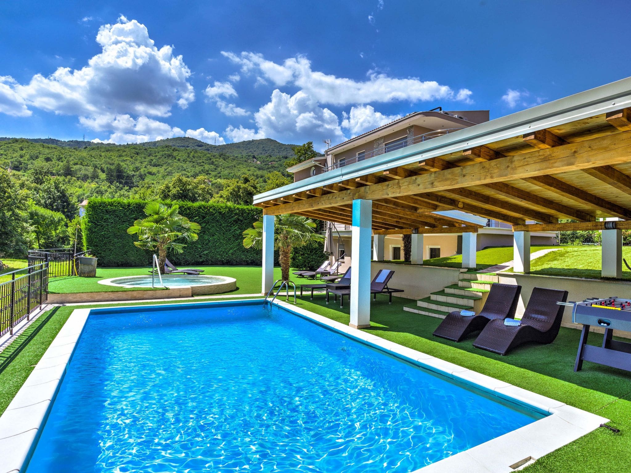 Kuca Pobri Opatija: Stunning 5-Bedroom Villa with Private Pool and Hot Tub in Croatian Riviera