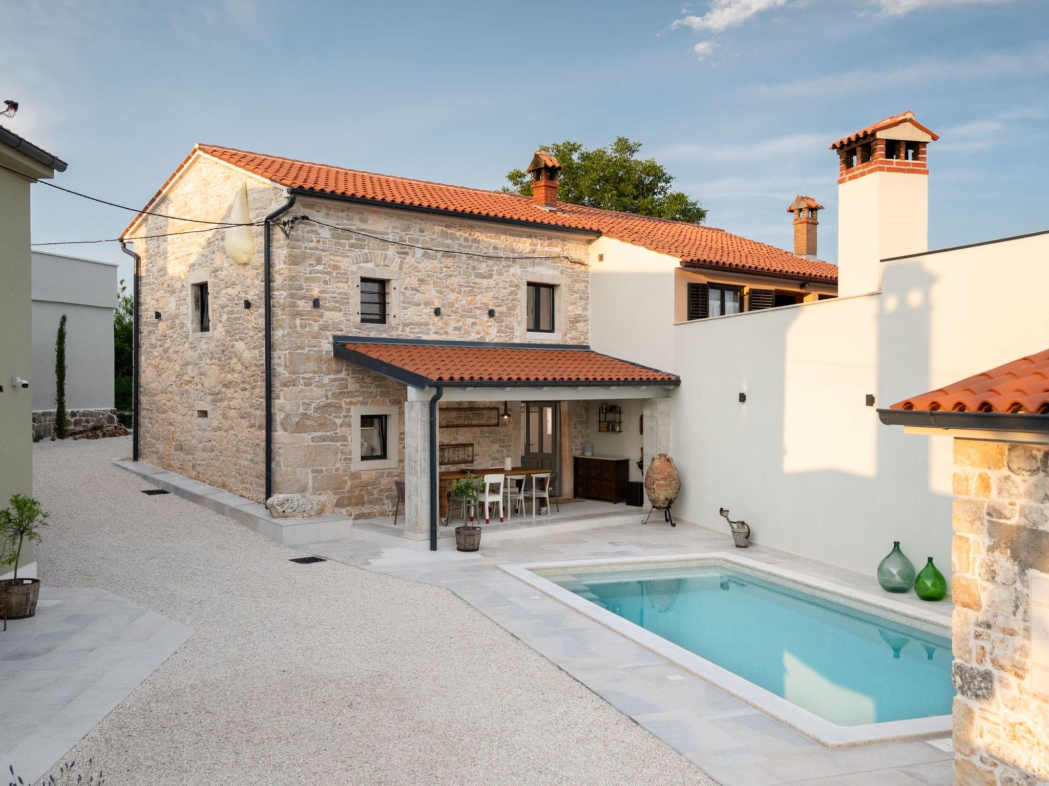 Kuća Rudani Žminj: Stunning 4-Bedroom Farmhouse Villa with Heated Private Pool in Rural Istria Croatia