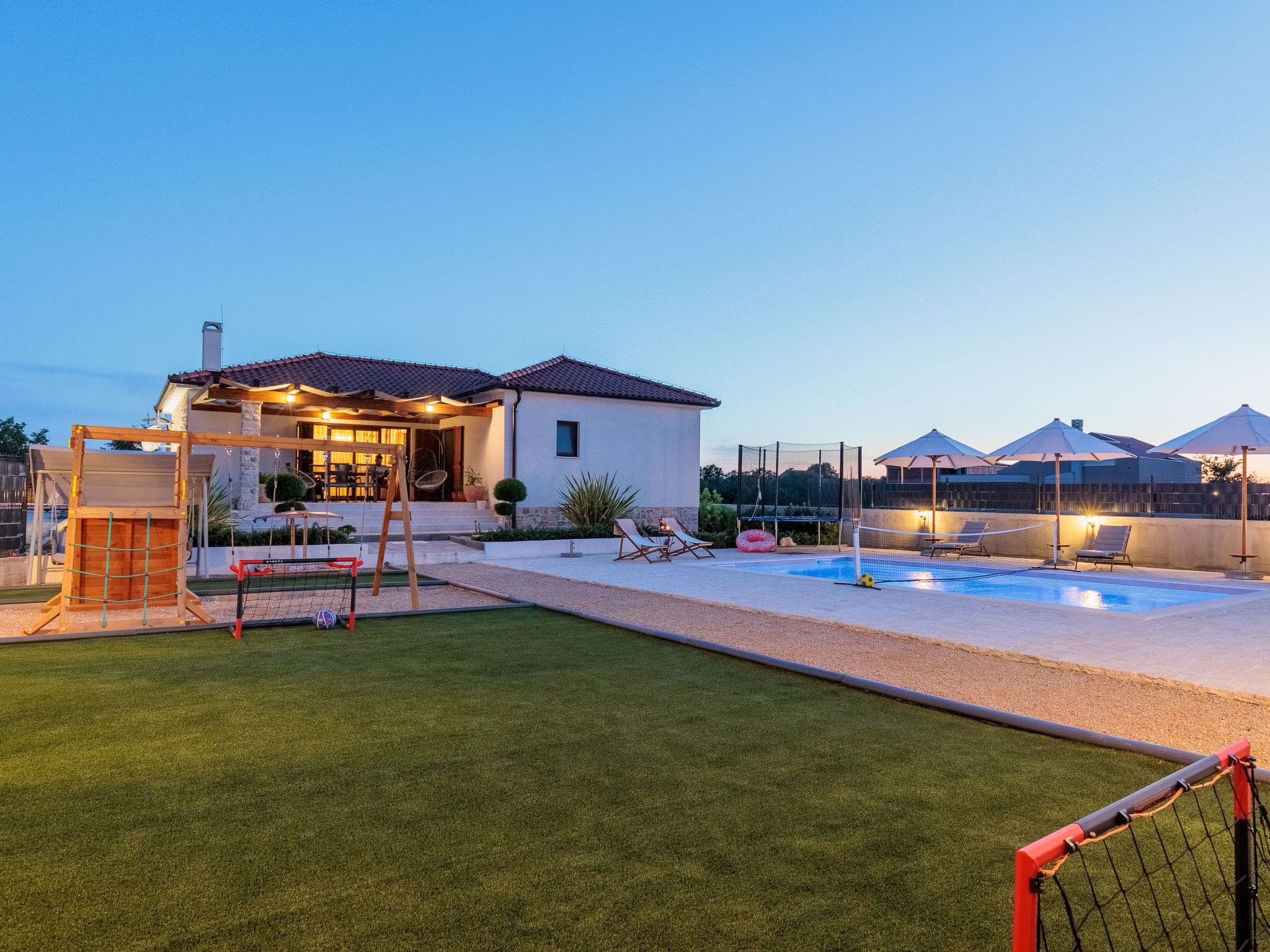 Kuća Rupalj Zadar: Modern 3-Bedroom Villa with Private Pool and Garden in Historic Zadar Croatia