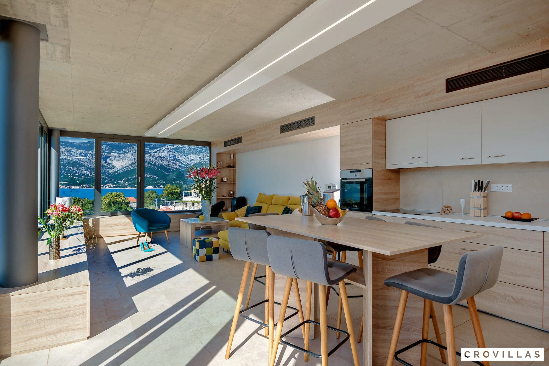 Kuća Sirocco Dubrovnik: Elegant 6-Bedroom Apartment with Seaview and Pool, Dubrovnik