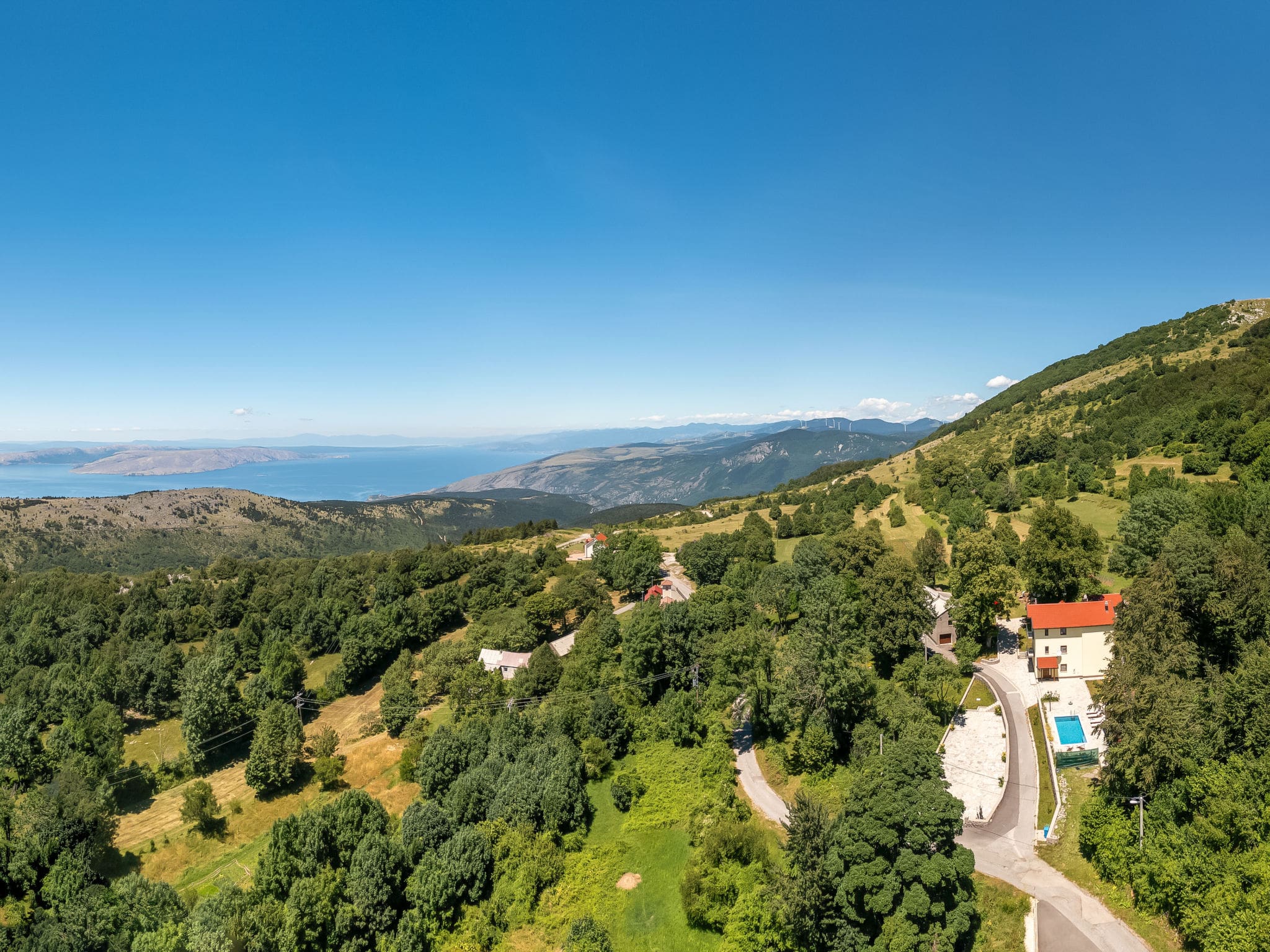 Kuća Stolac Senj: Stunning 6-Bedroom Modern Villa with Private Pool and Wellness Facilities in Croatian Mountains