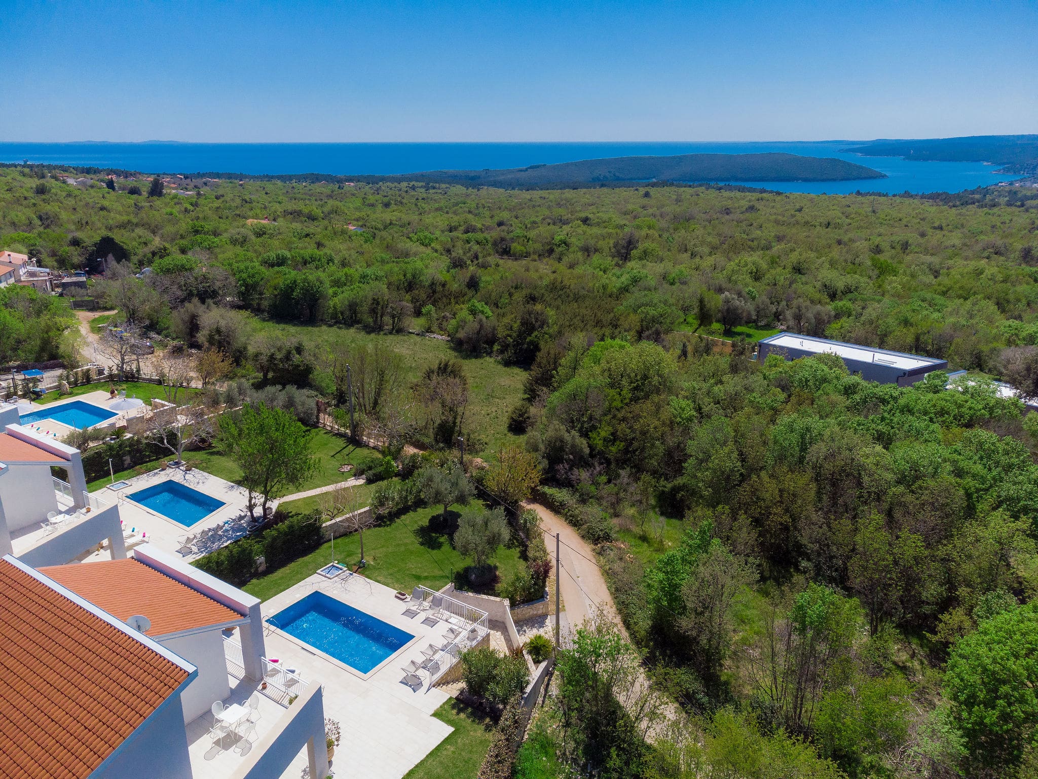 Kuca Tramuntana Rabac: Contemporary 4-Bedroom Property with Private Pool and Sea Views in Croatian Istria