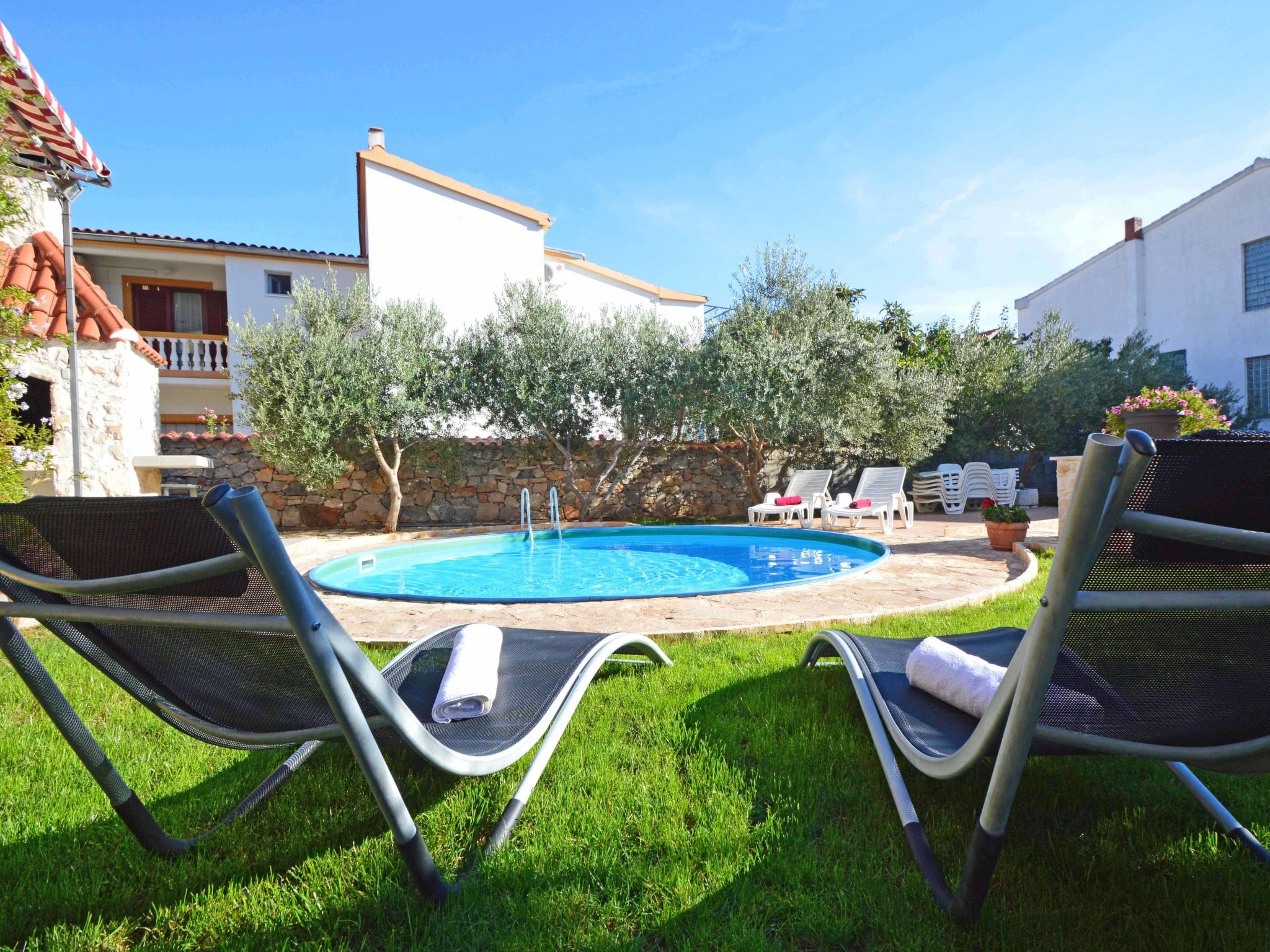 Kuca Tribunj Vodice: Stunning Five-Bedroom Villa with Private Pool and Multiple Terraces in Coastal Croatia