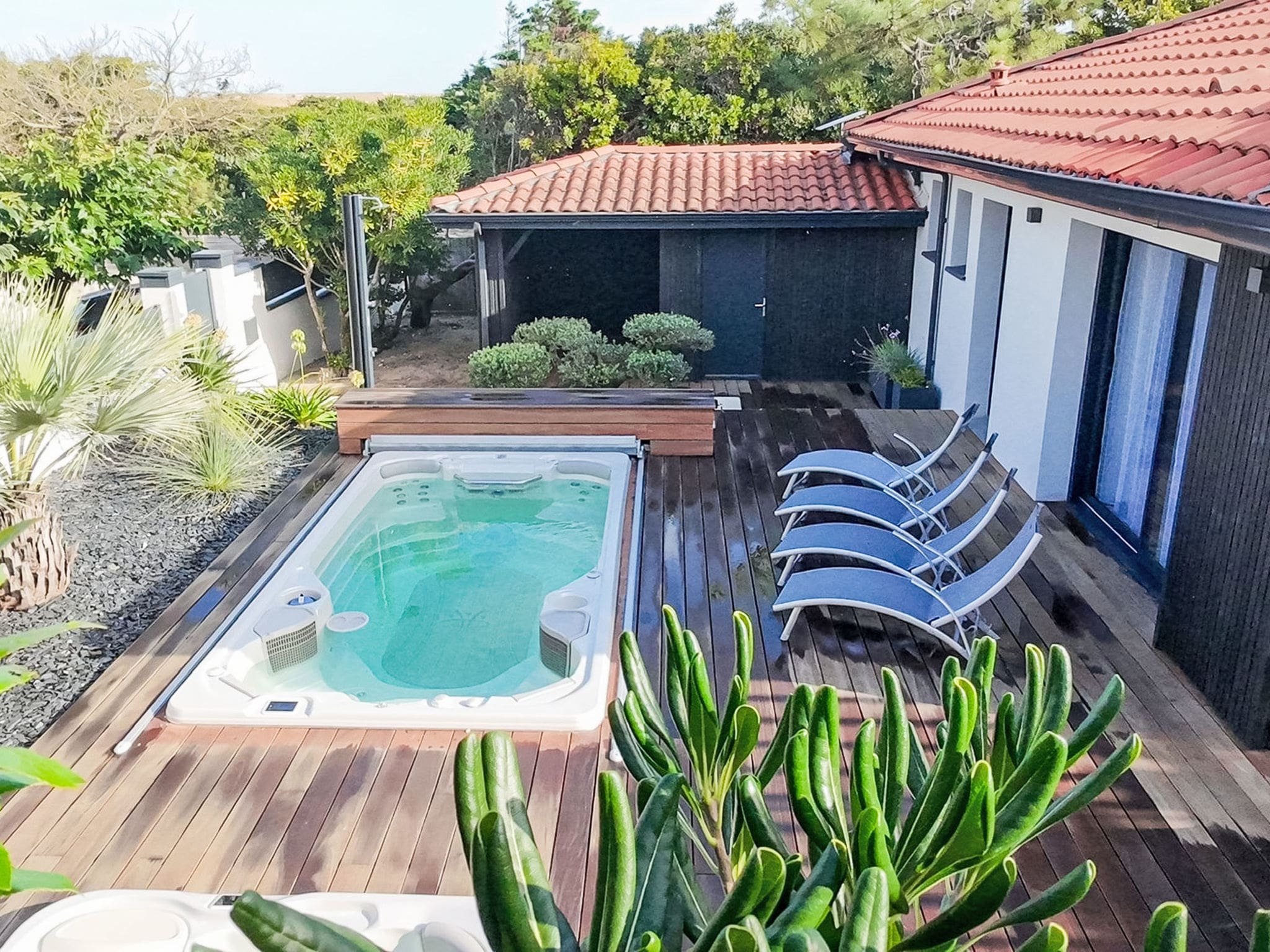 Maison Pignada Moliets: Modern 3-Bedroom Holiday Home with Hot Tub Near Moliets Beach and Golf Course